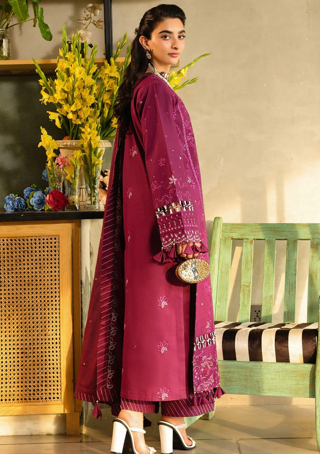 Lawn - Sahane - In Laws - Eid Edit 25 - CT-21002 - Berry