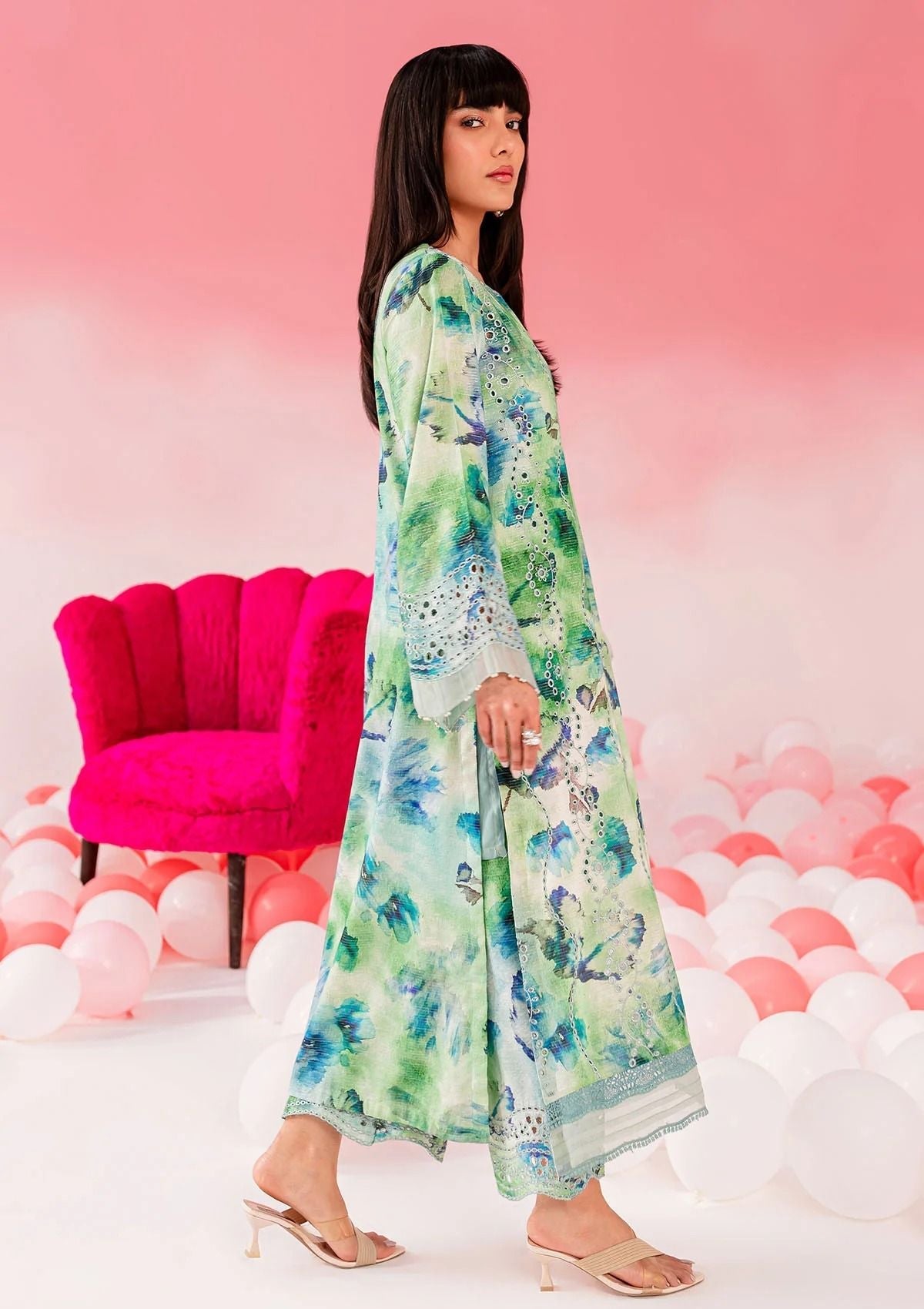 Lawn Collection - Nureh - Ballerina 24 - NU2#142 - Official Nureh - Agha Fabrics UK