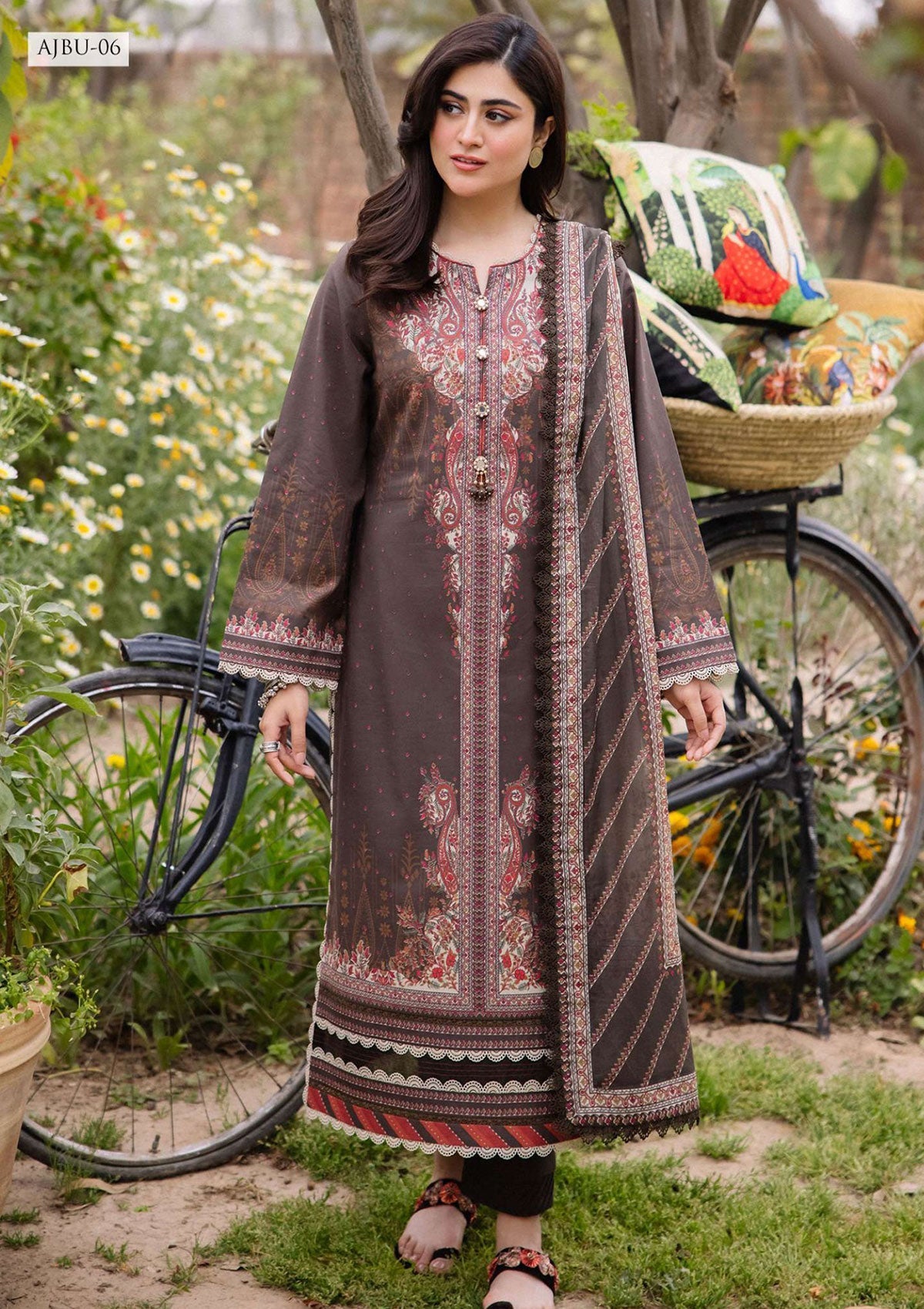 Lawn Collection - Asim Jofa - Prints Vol 2 - JP24#06 - Official Asim Jofa - Agha Fabrics UK