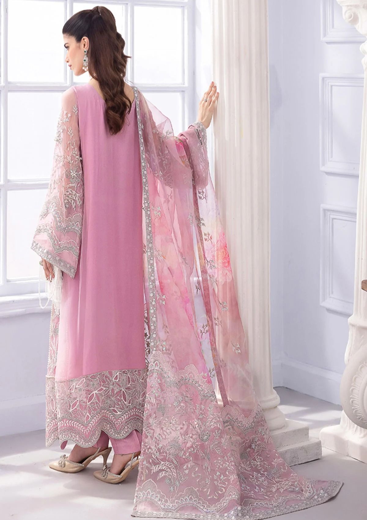 Formal Collection - Nureh - Ellenora - Luxury - Chiffon - NEL#27 - Official Nureh - Agha Fabrics UK