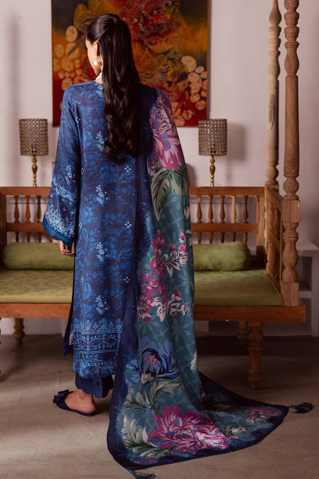 Nureh | Linen Jacquard | SP-188 - Official Nureh - Agha Fabrics UK