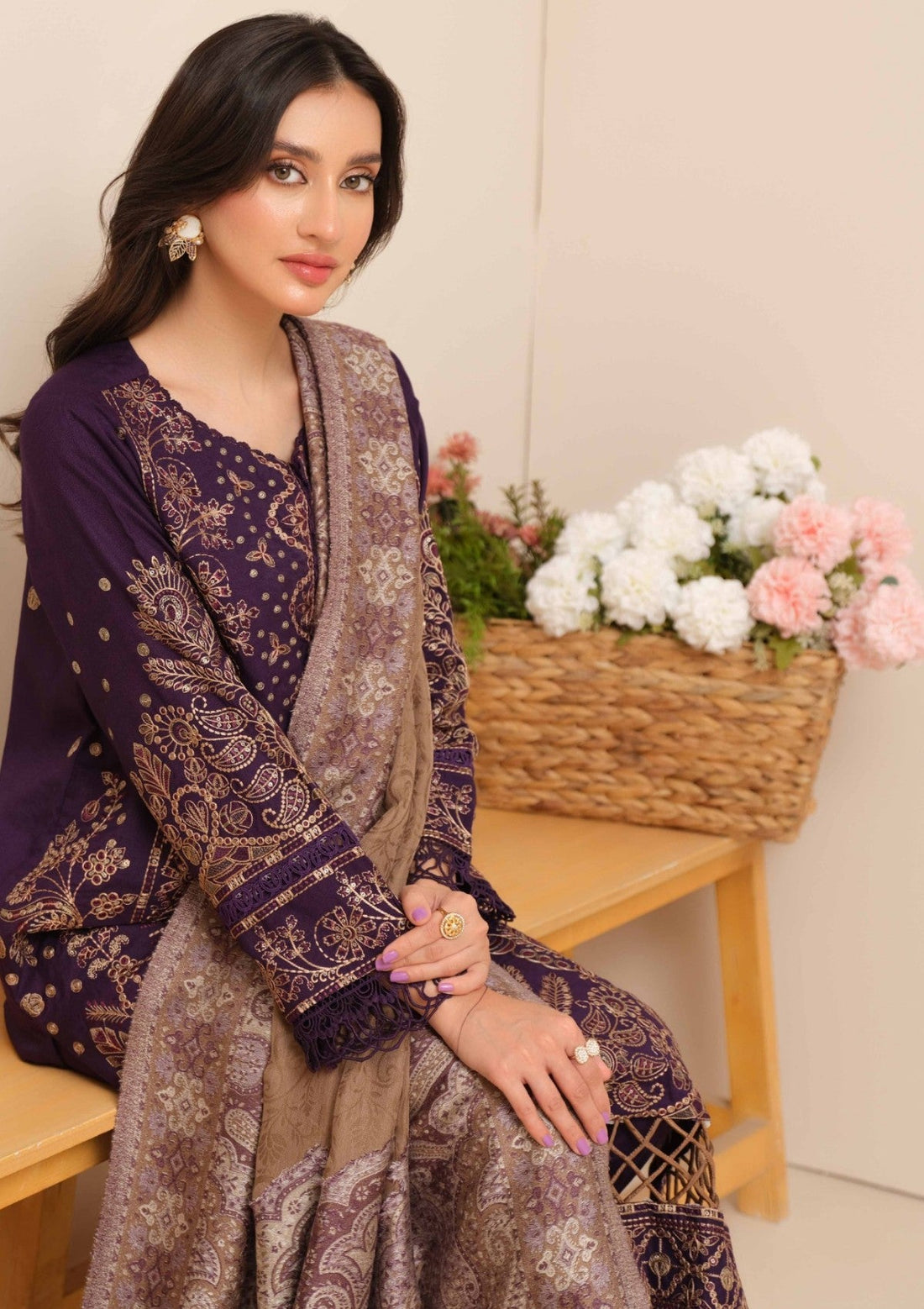Winter Collection - Johra - Meerab - JH24#646 - Official Johra - Agha Fabrics UK