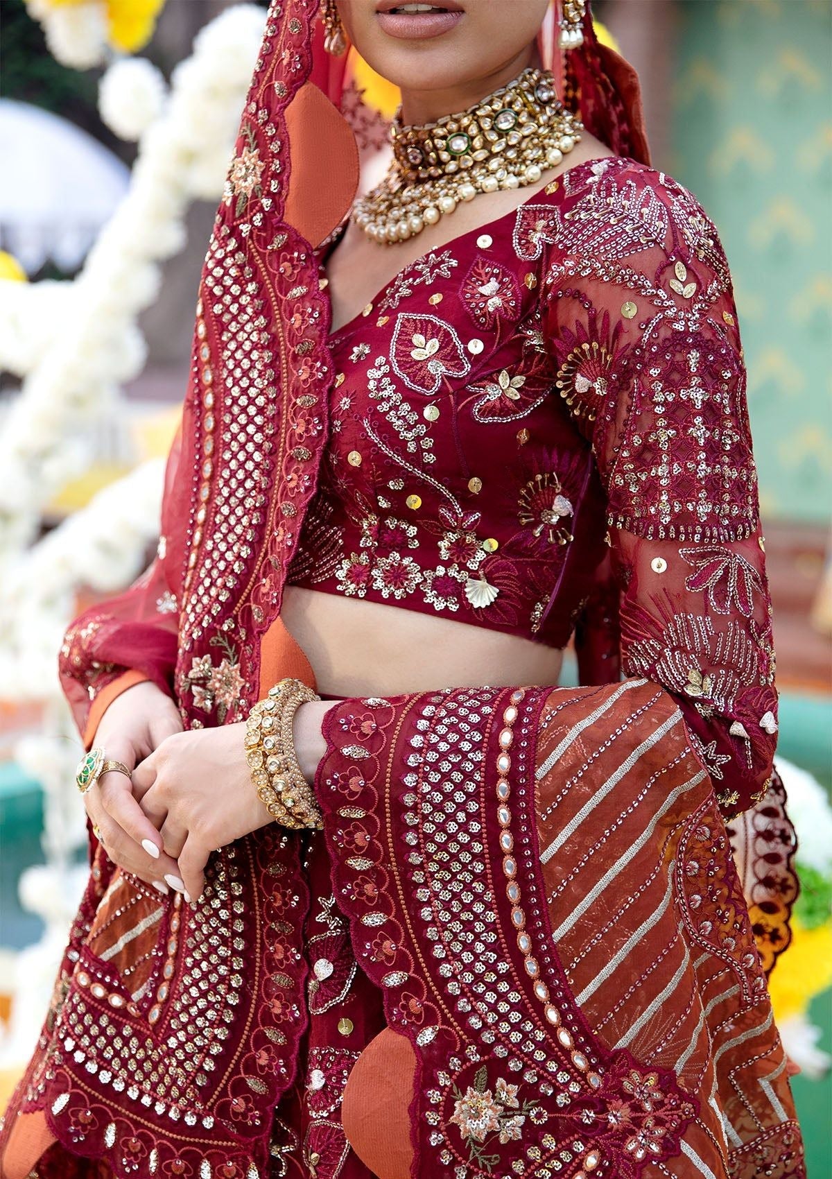 Formal Collection - Nureh - Jhoomro - NL#53 - MAHRO - Official Nureh - Agha Fabrics UK