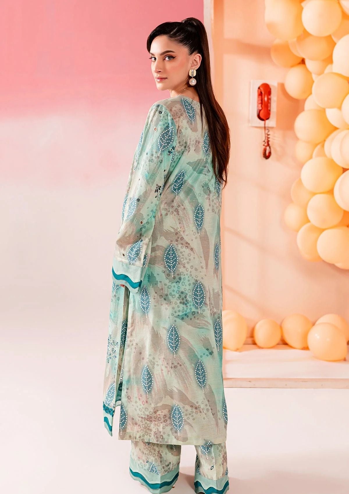 Lawn Collection - Nureh - Ballerina 24 - NU2#138 - Official Nureh - Agha Fabrics UK