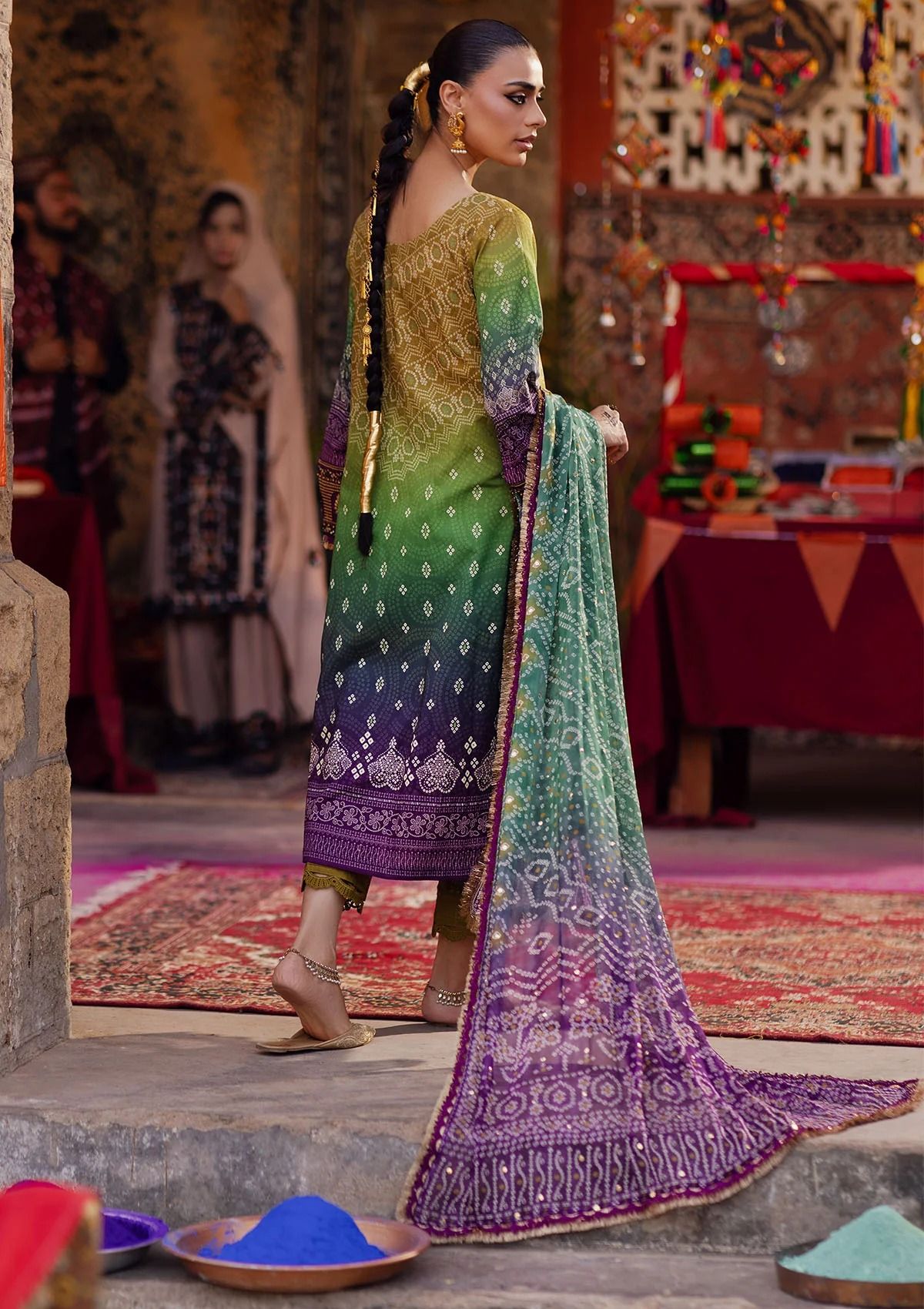 Lawn Collection - Nureh - Bazaar - Hand Embellished - NS24#132 - Official Nureh - Agha Fabrics UK