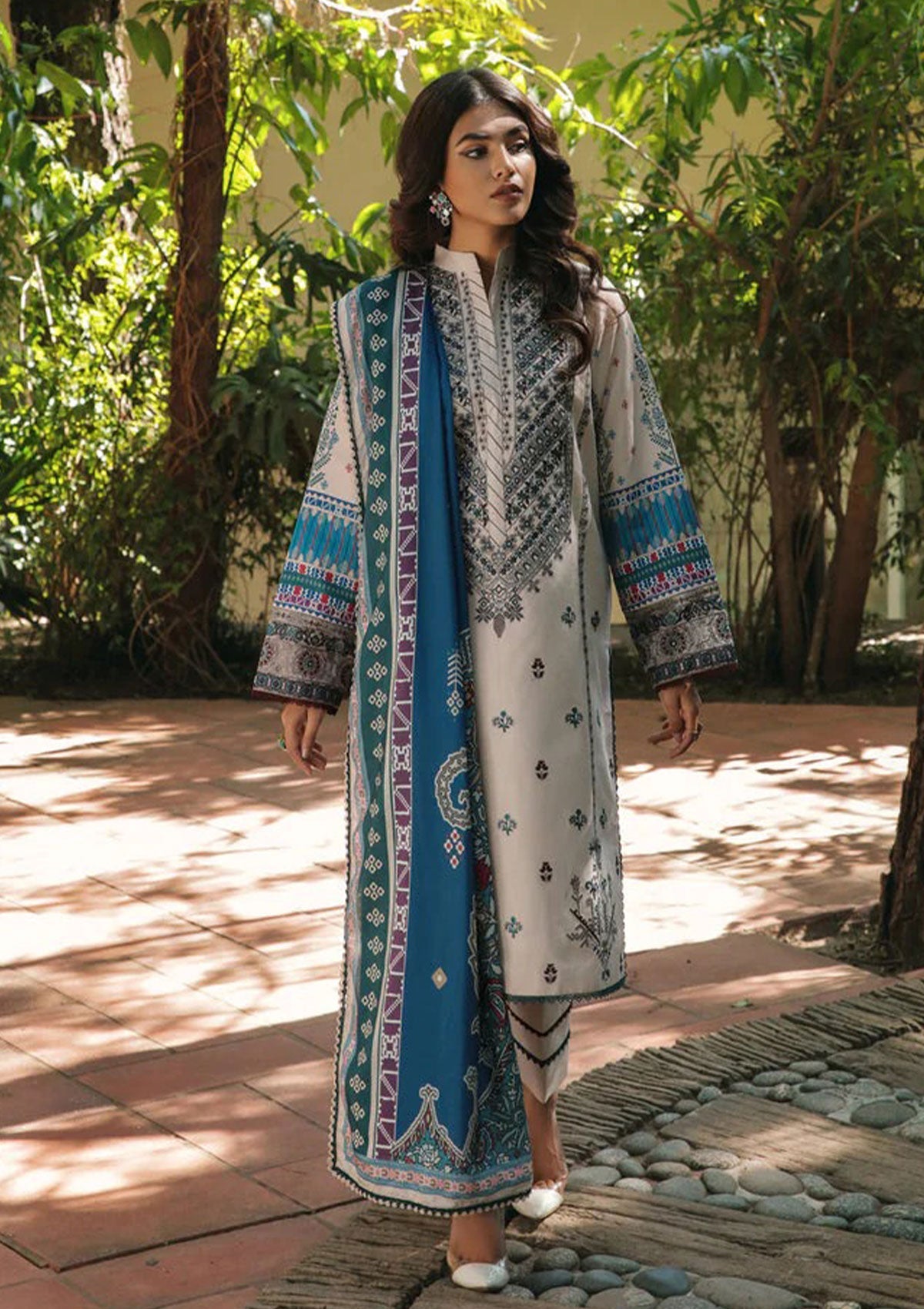 Winter Collection - Florent - Dastoor Marina Twill - FL-6A - Official Florent - Agha Fabrics UK