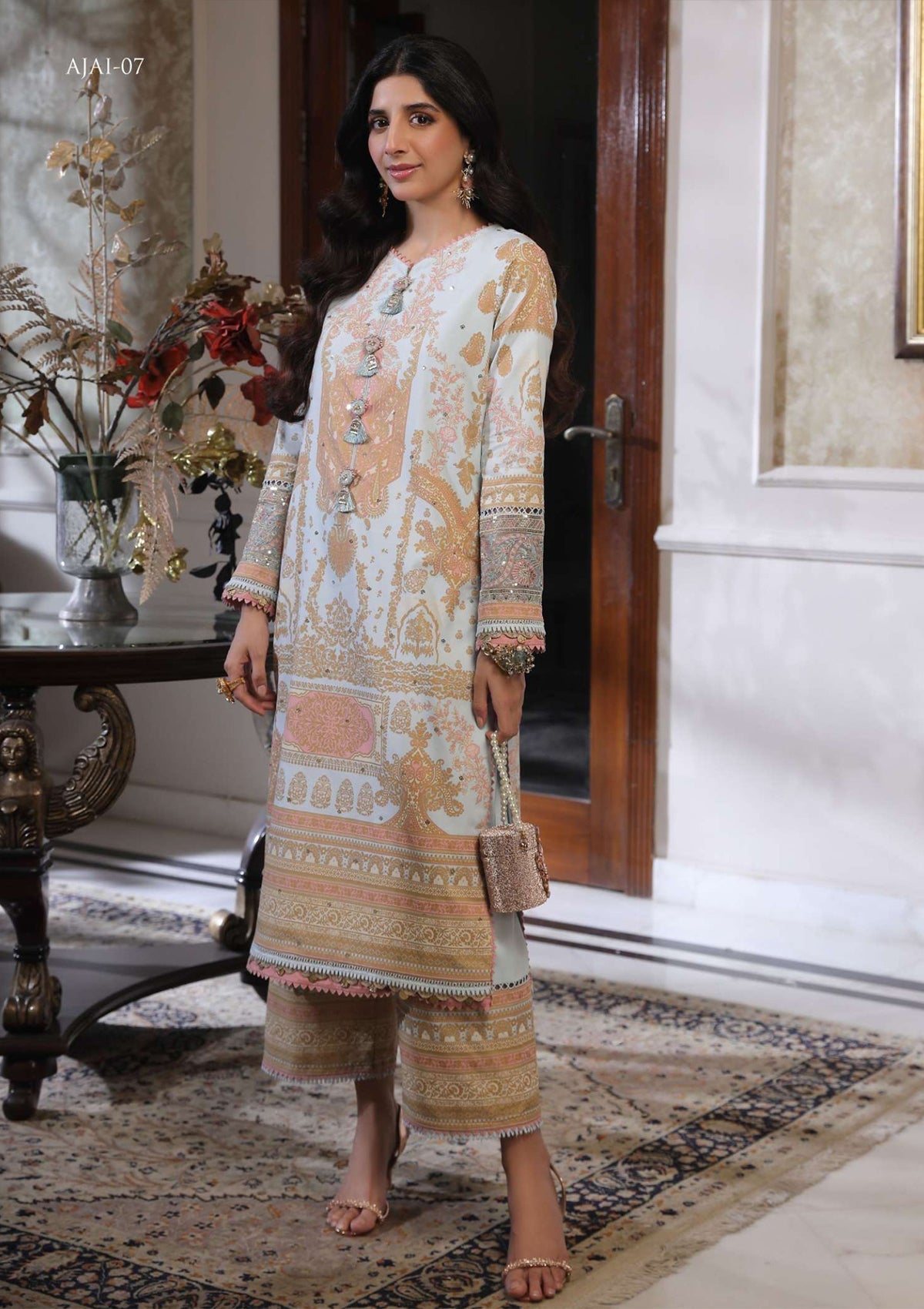 Lawn Collection - Asim Jofa - Aira - AJAI#7 - Official Asim Jofa - Agha Fabrics UK