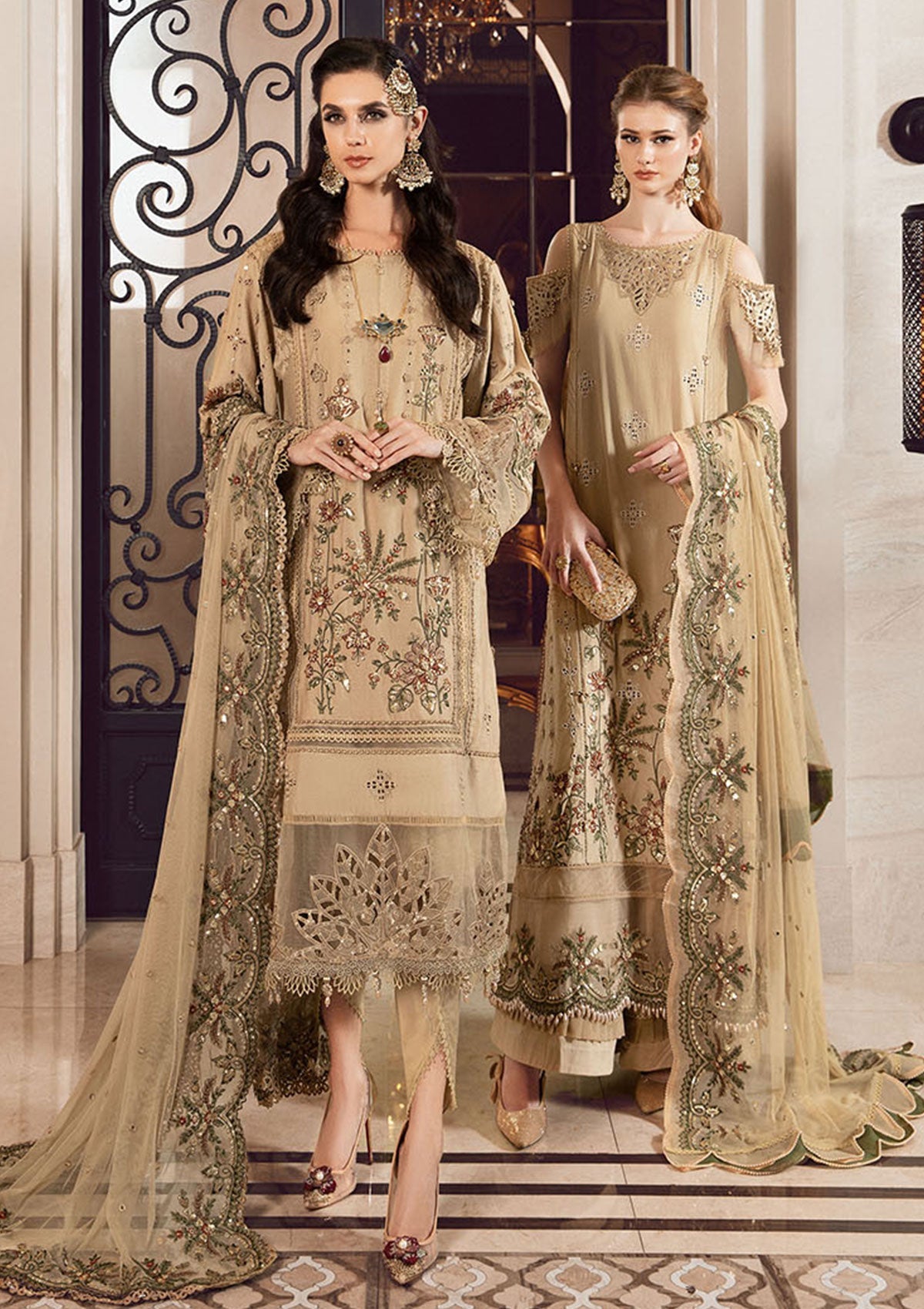 Formal Collection - Maria B - Sateen - Fall - MSF#12 - Official Maria B - Agha Fabrics UK