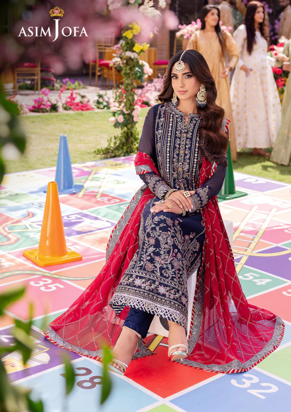 Formal Collection - Asim Jofa - Jag Mag - AJMJ#07 - Official Asim Jofa - Agha Fabrics UK