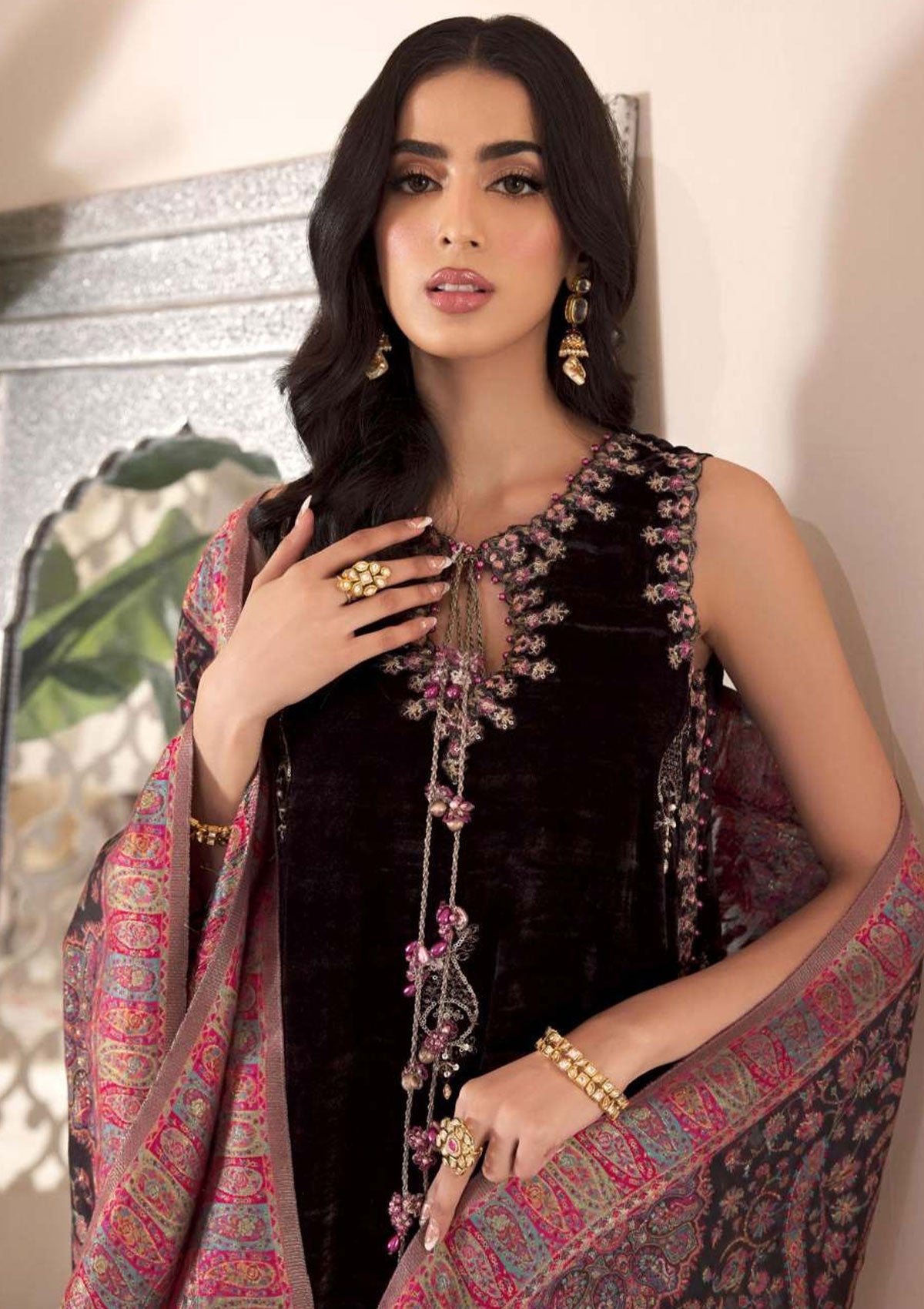 Formal Collection - Noor By Saadia Asad - Kaani - Wedding - NSK#6 - Official Noor by Saadia Asad - Agha Fabrics UK