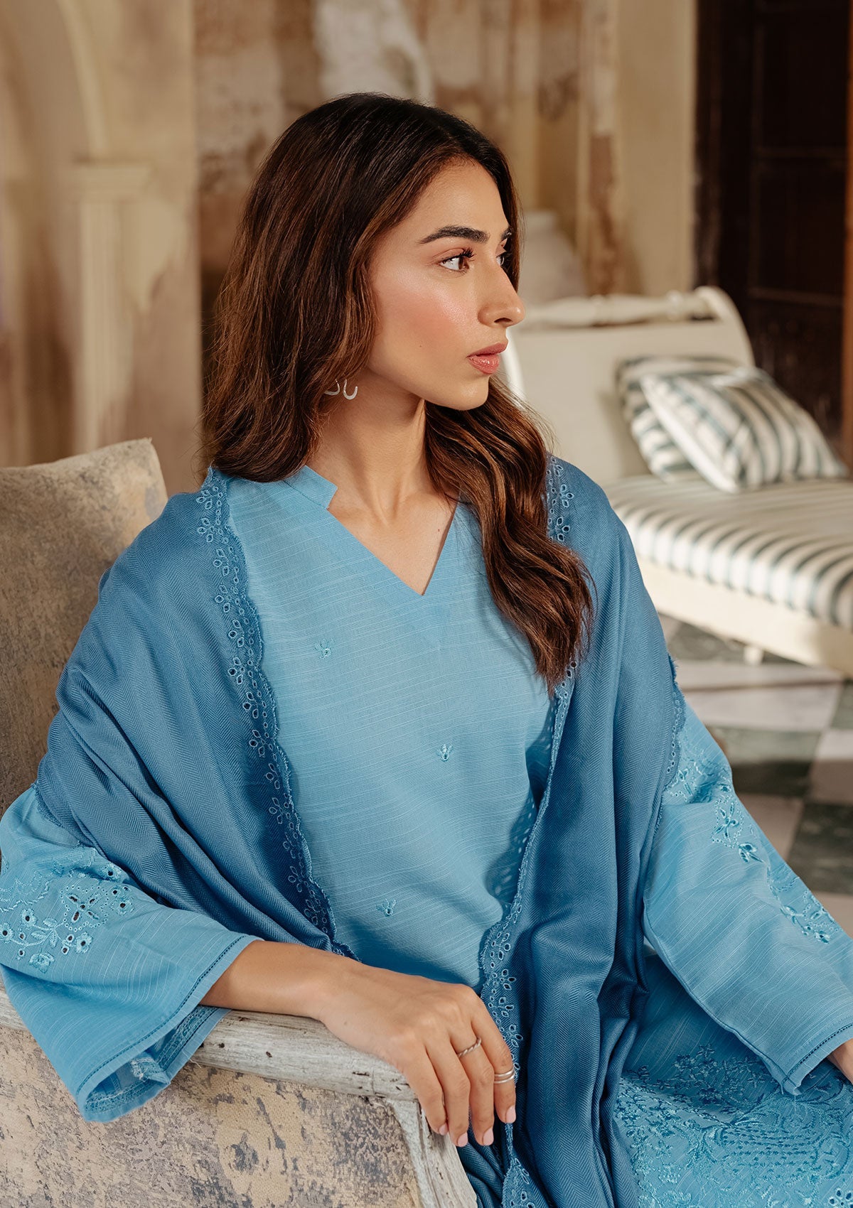 Winter Collection - Sahar - Embroidered Khaddar - D#07