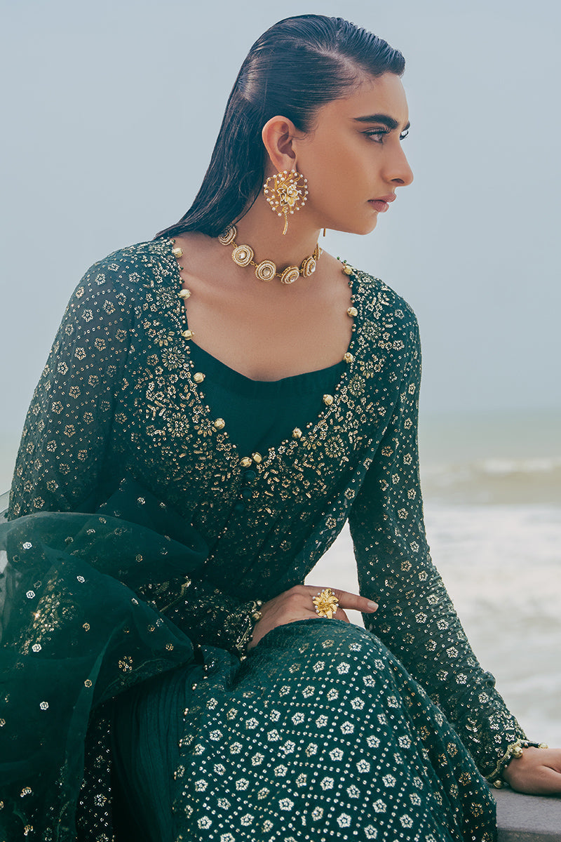 Cross Stitch | Wedding Collection 24 | GREEN SPRING - Official Cross Stitch - Agha Fabrics UK