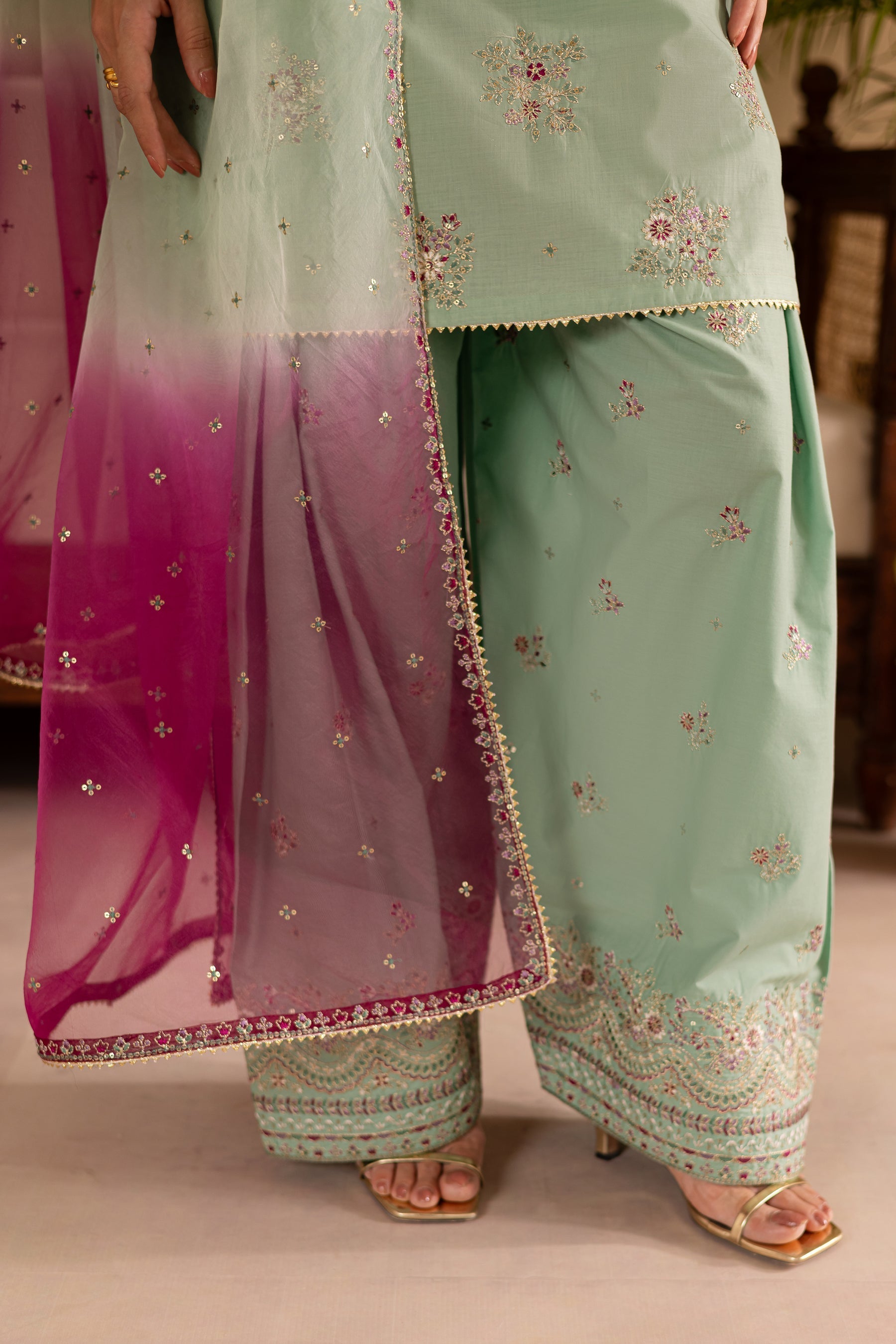 Batik | Nyra Embroidered Summer Solids | Amawas - Official Batik - Agha Fabrics UK