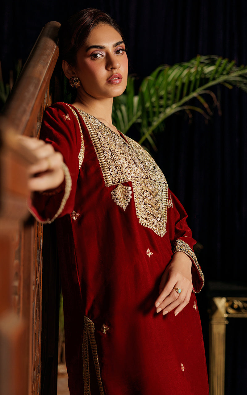 Threads and Motifs | Velvet Collection 25 | 2PC TV-01