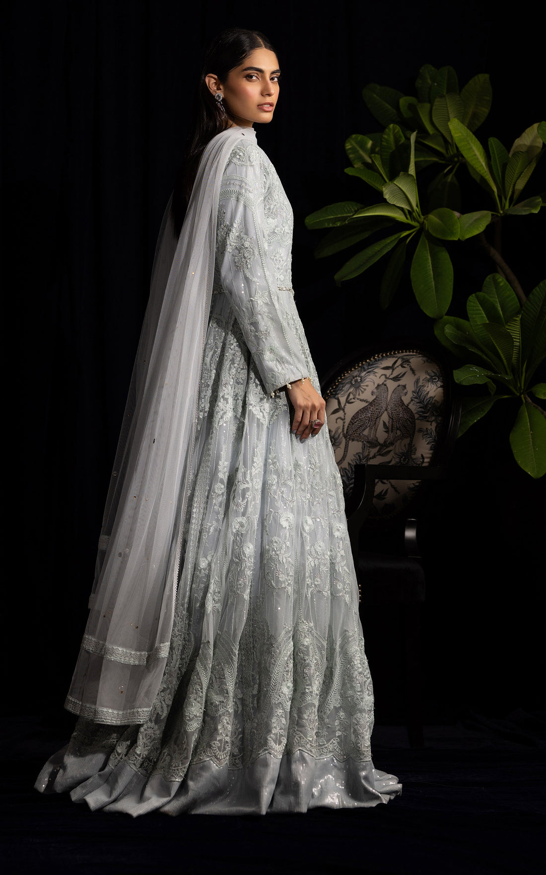 Threads and Motifs | Formal Dresses 25 | Net Embroidered Maxi