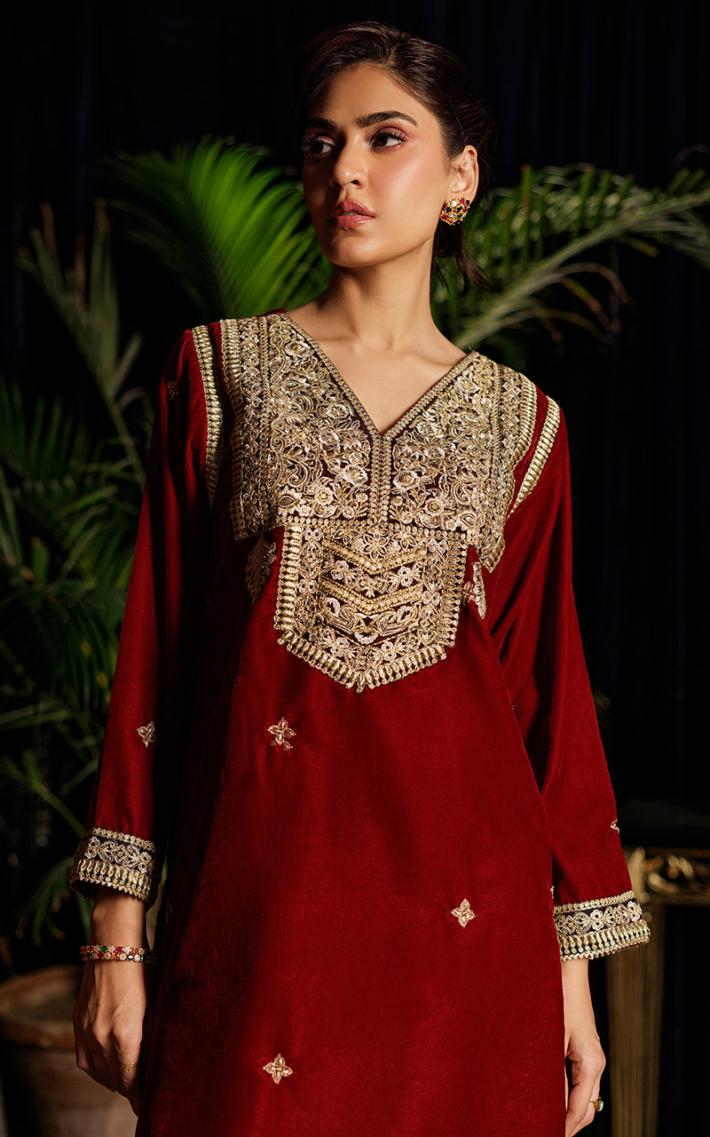 Threads and Motifs | Velvet Collection 25 | 2PC TV-01