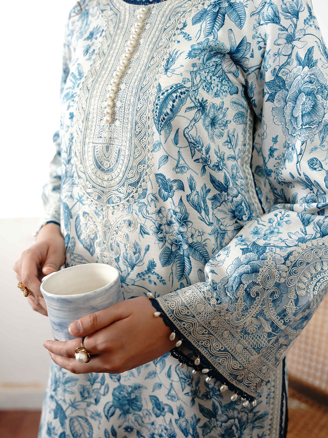 Bin Ilyas | Noura Viscose 24 | 74-A - Official Bin Ilyas - Agha Fabrics UK