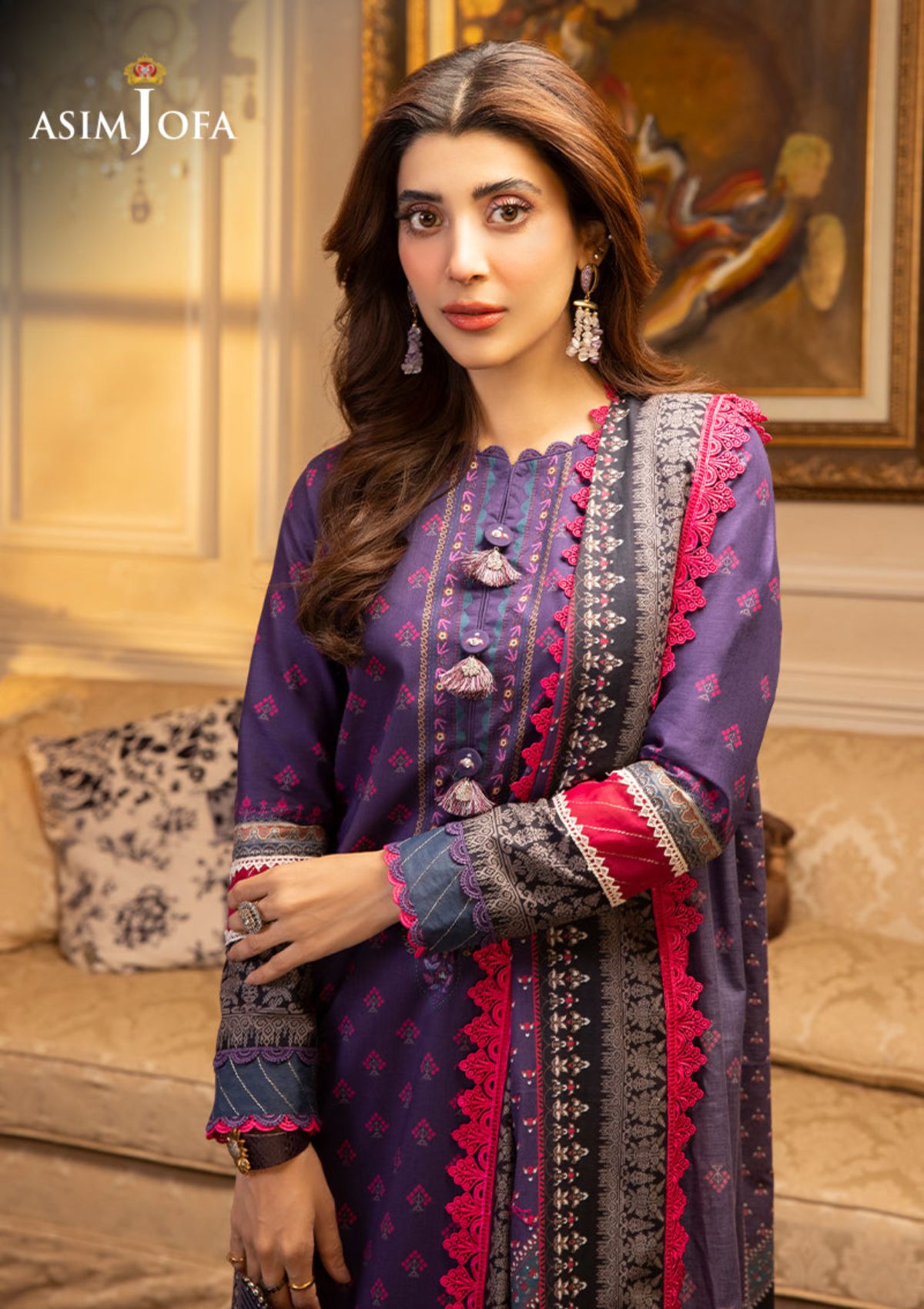 Lawn Collection - Asim Jofa - Rania - Edition Two - AJS#24 - Official Asim Jofa - Agha Fabrics UK