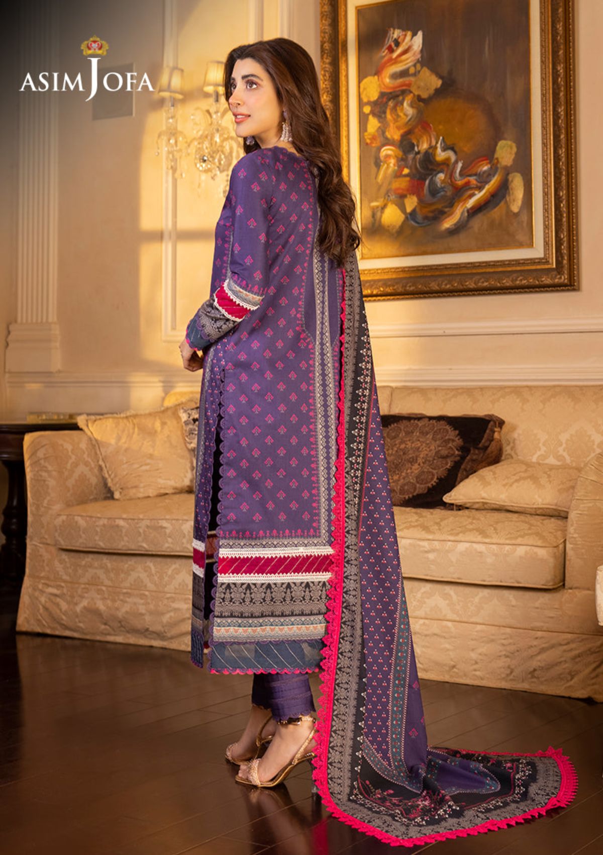 Lawn Collection - Asim Jofa - Rania - Edition Two - AJS#24 - Official Asim Jofa - Agha Fabrics UK
