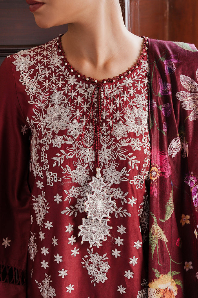 Cross Stitch | Satin De Luxe | DEEP BERRY - Official Cross Stitch - Agha Fabrics UK