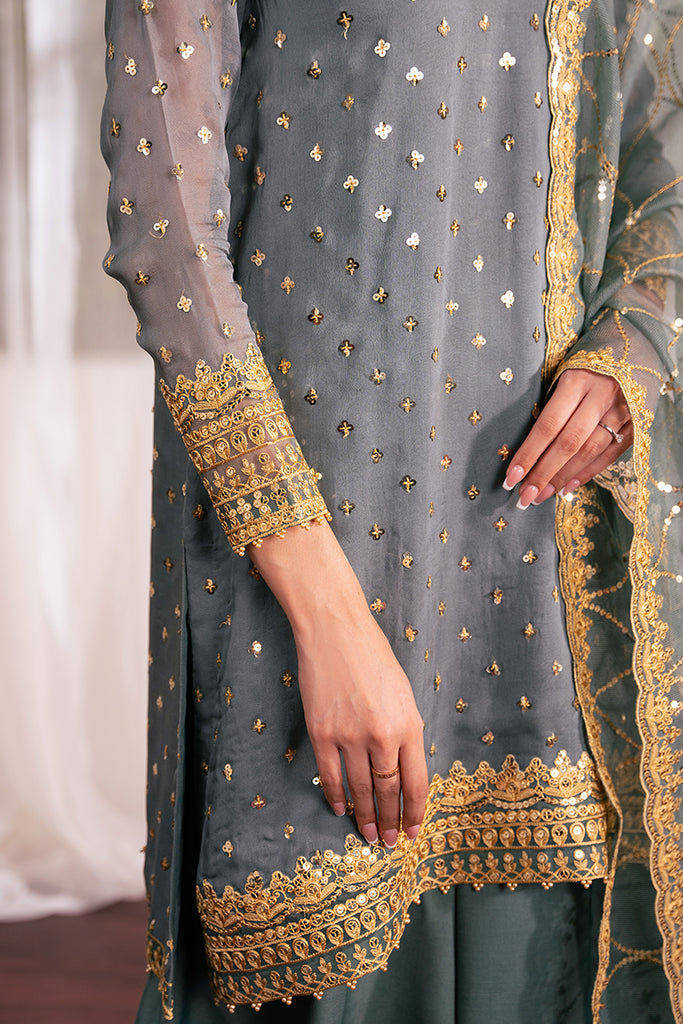 Cross Stitch | Luxe Atelier 24 | MALLARD GREEN - Official Cross Stitch - Agha Fabrics UK