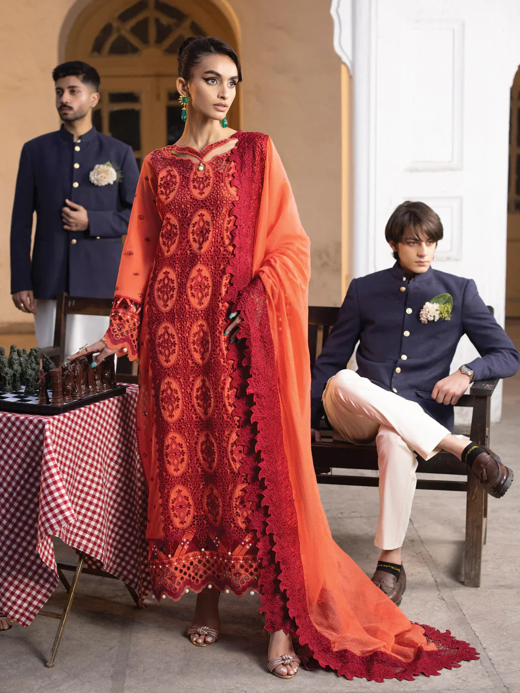 Faiza Faisal | Maya Luxury Lawn | Paula - Official Faiza Faisal - Agha Fabrics UK