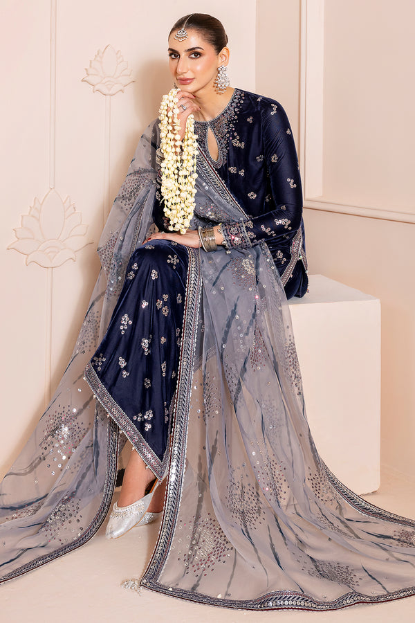 Jazmin | Chandni Velvet Formals 25 | Embroidered Velvet Formal CVF D-03