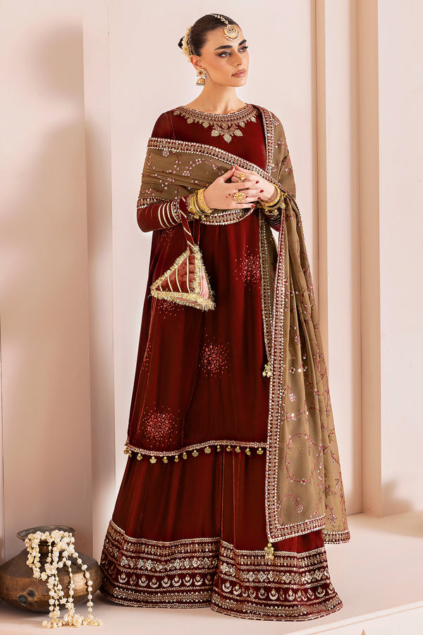 Jazmin | Chandni Velvet Formals 25 | Embroidered Velvet Formal CVF D-07