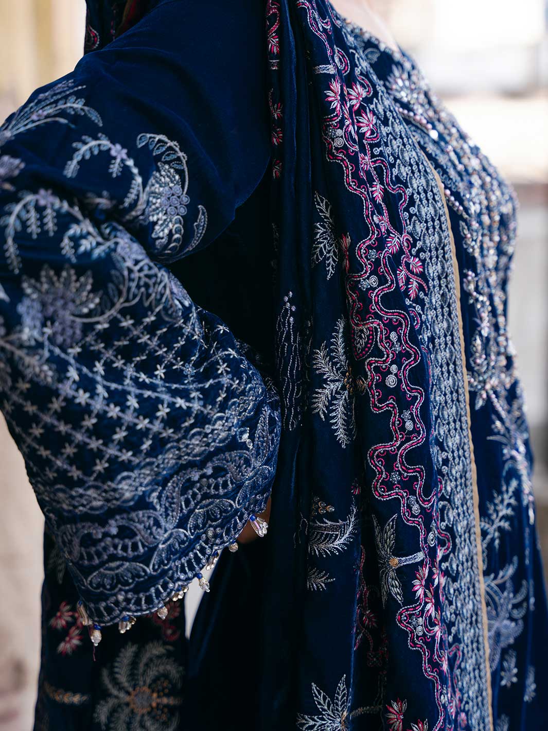 Flossie | Siara Velvet Formals | V-106 - A - Official Flossie - Agha Fabrics UK