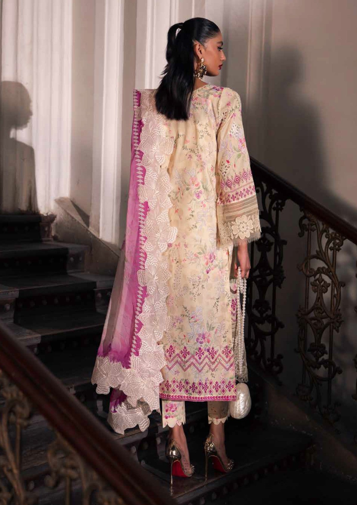 Lawn - Nureh - Glam Girl - Unstitched - GL25#14