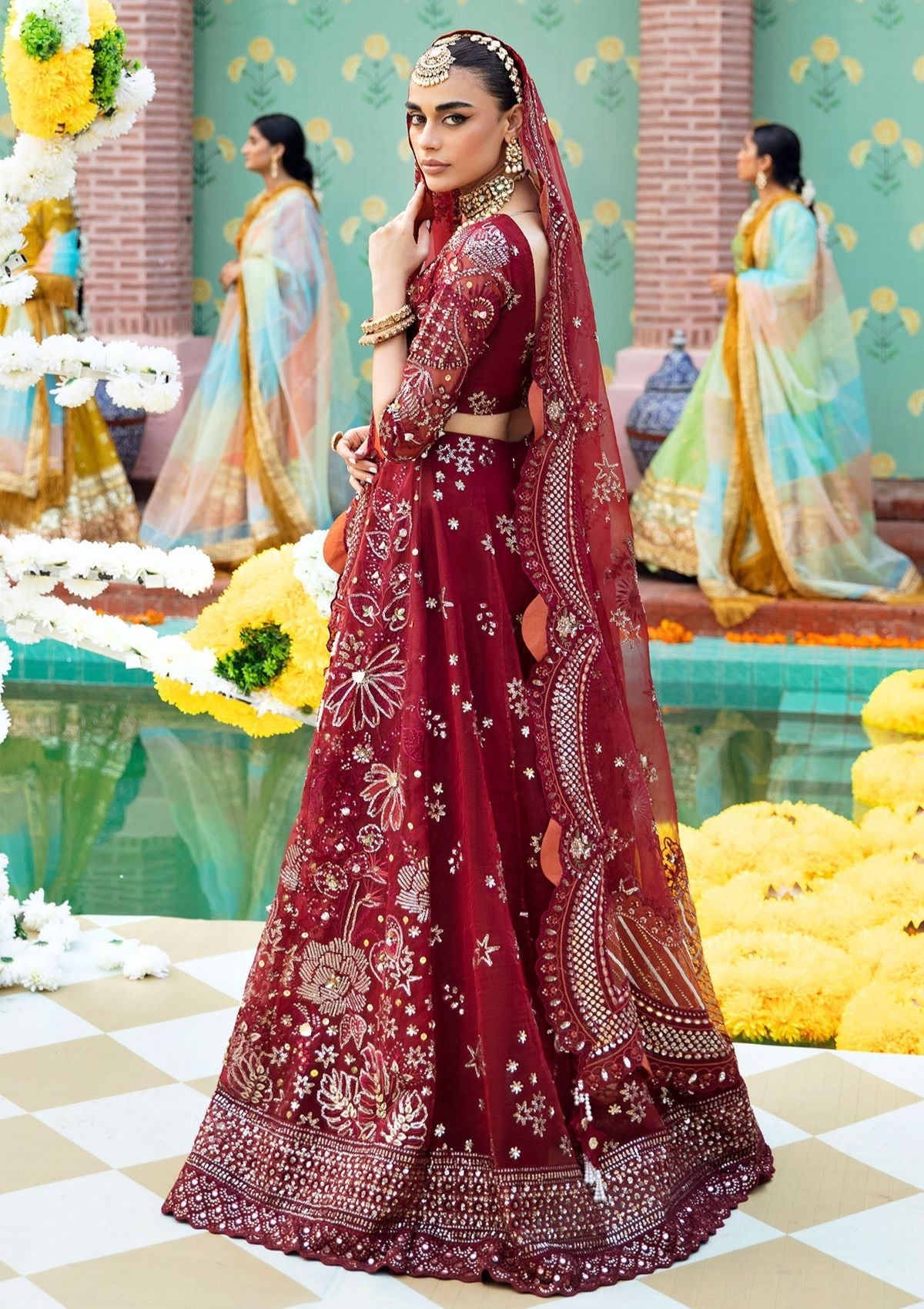 Formal Collection - Nureh - Jhoomro - NL#53 - MAHRO - Official Nureh - Agha Fabrics UK