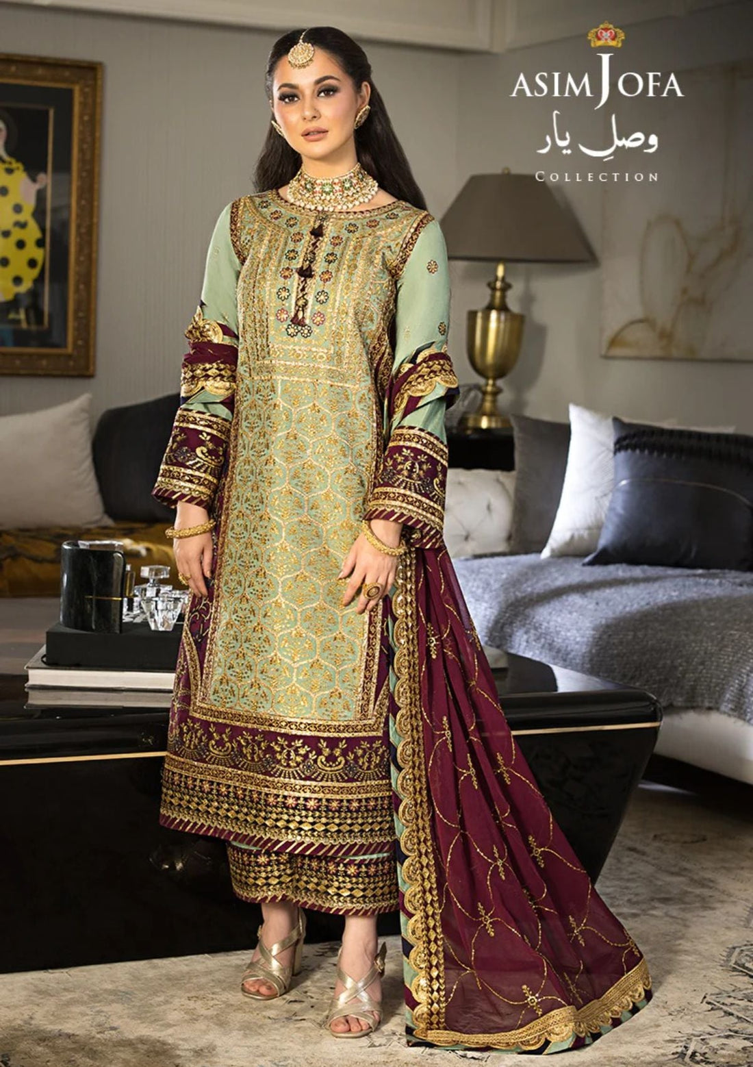 Formal Collection - Asim Jofa - Vasl E Yaar - AJVY#06 - Official Asim Jofa - Agha Fabrics UK