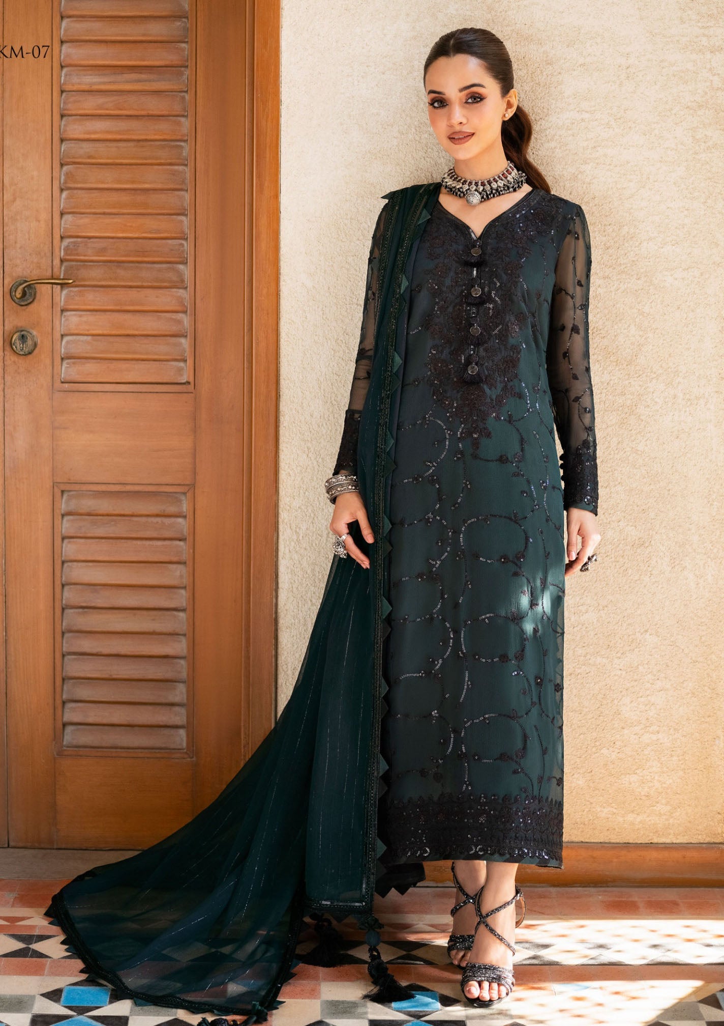 Festive Collection - Asim Jofa - Eid Festive - AJKM-07 - Official Asim Jofa - Agha Fabrics UK
