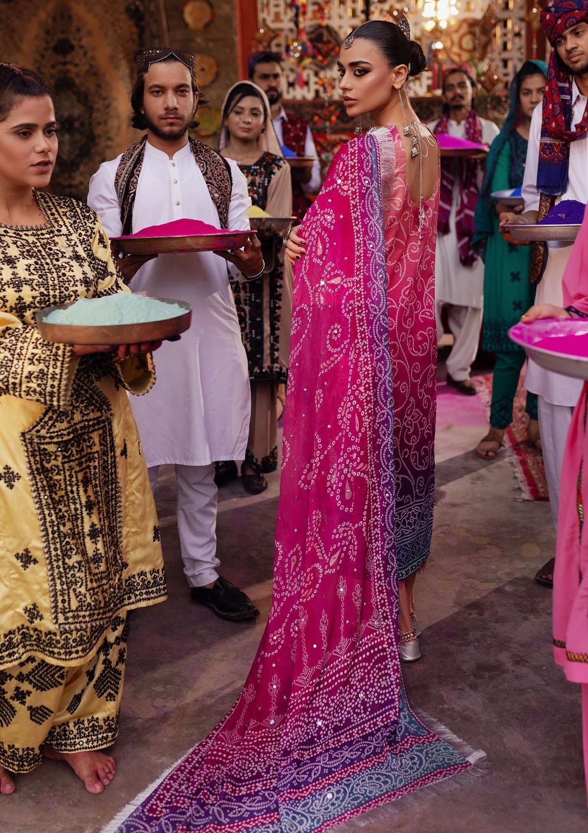 Lawn Collection - Nureh - Bazaar - Hand Embellished - NS24#131 - Official Nureh - Agha Fabrics UK