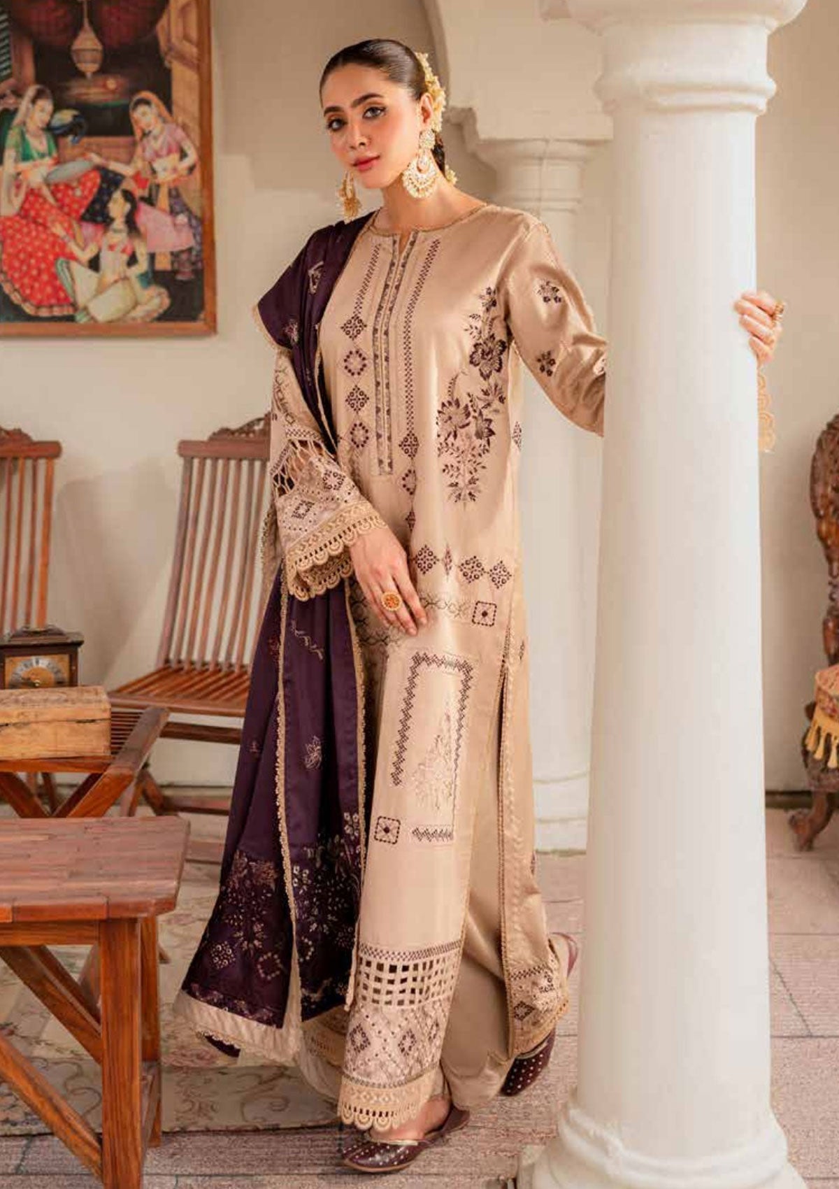 Winter Collection - Marjjan - Mah e Mir - Linen - MKL#4A