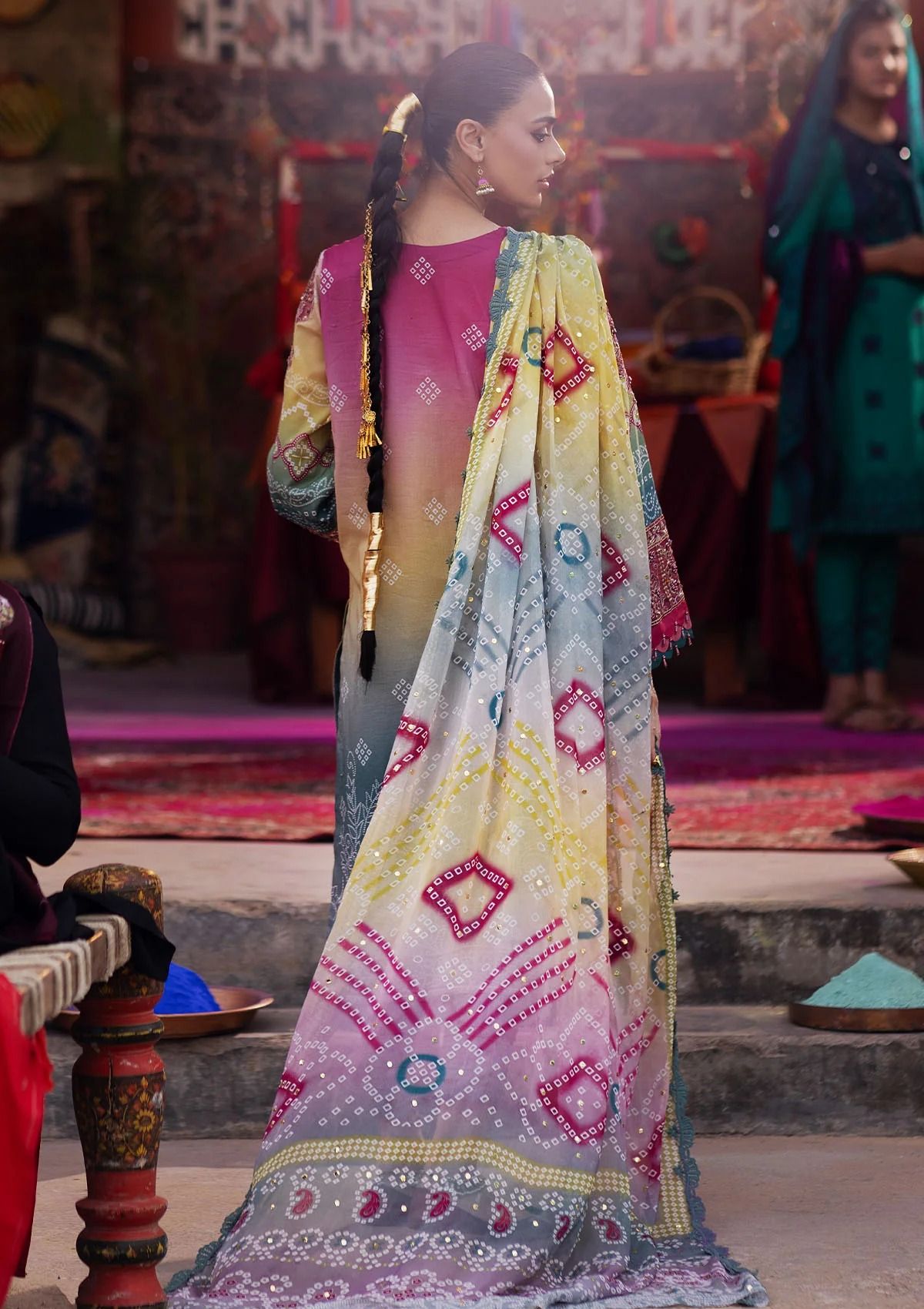 Lawn Collection - Nureh - Bazaar - Hand Embellished - NS24#134 - Official Nureh - Agha Fabrics UK