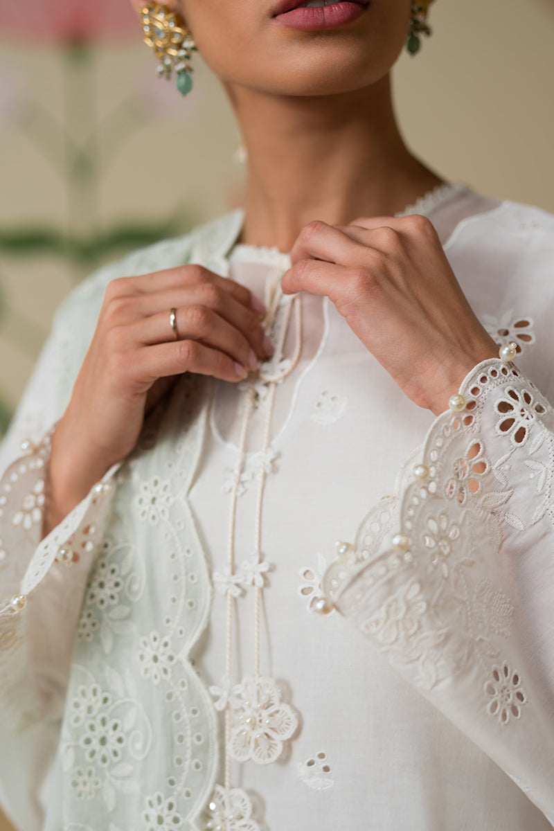 Cross Stitch | Chikankari Lawn Collection | P-06 - Official Cross Stitch - Agha Fabrics UK