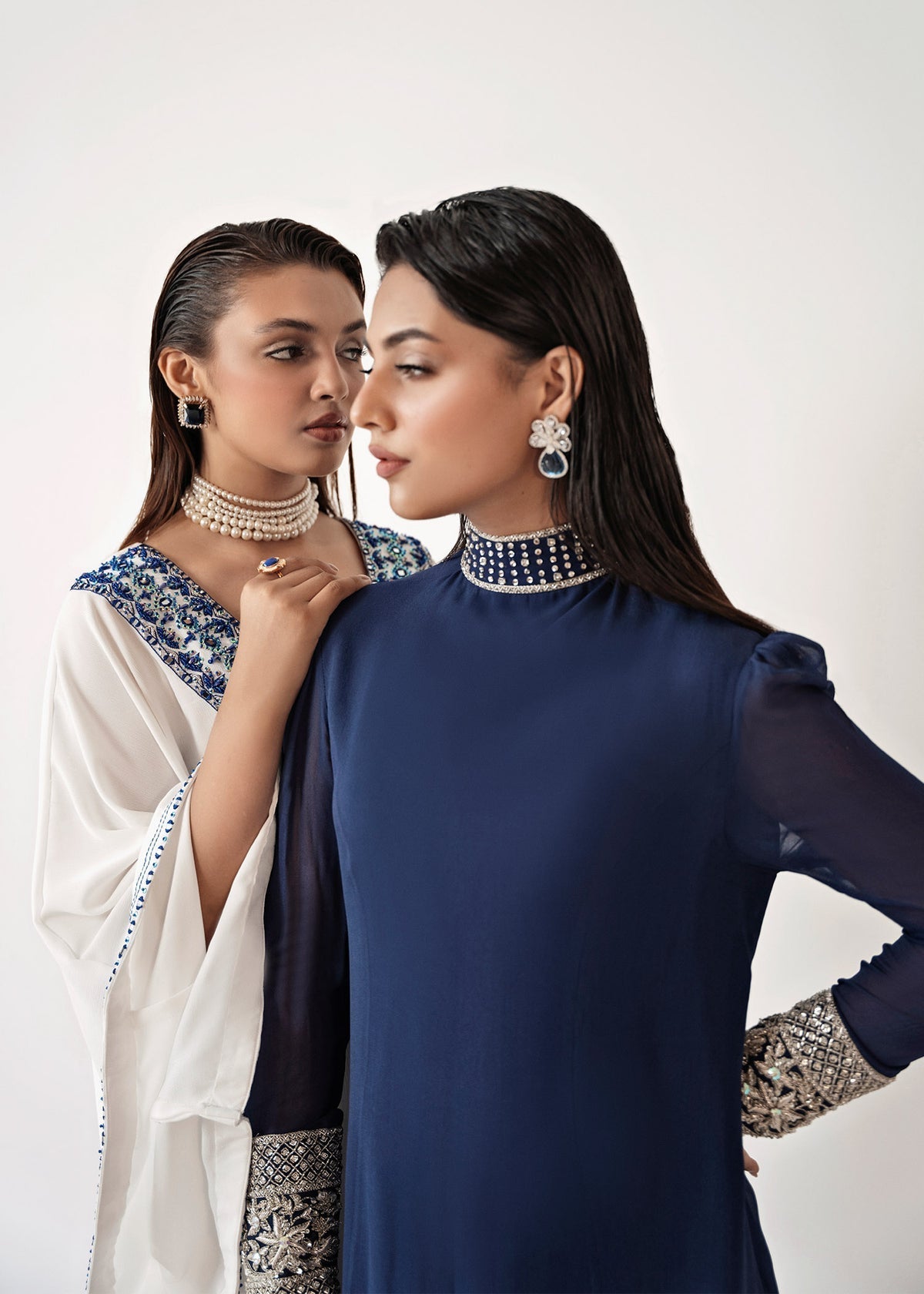 Dastoor | Euphoria Luxury Pret 24 | Azure - Official Dastoor - Agha Fabrics UK