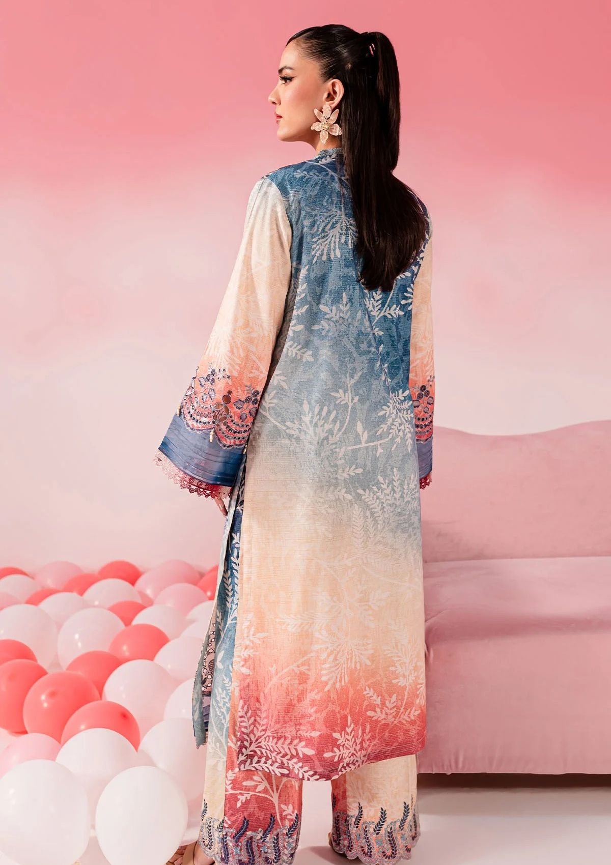 Lawn Collection - Nureh - Ballerina 24 - NU2#146 - Official Nureh - Agha Fabrics UK