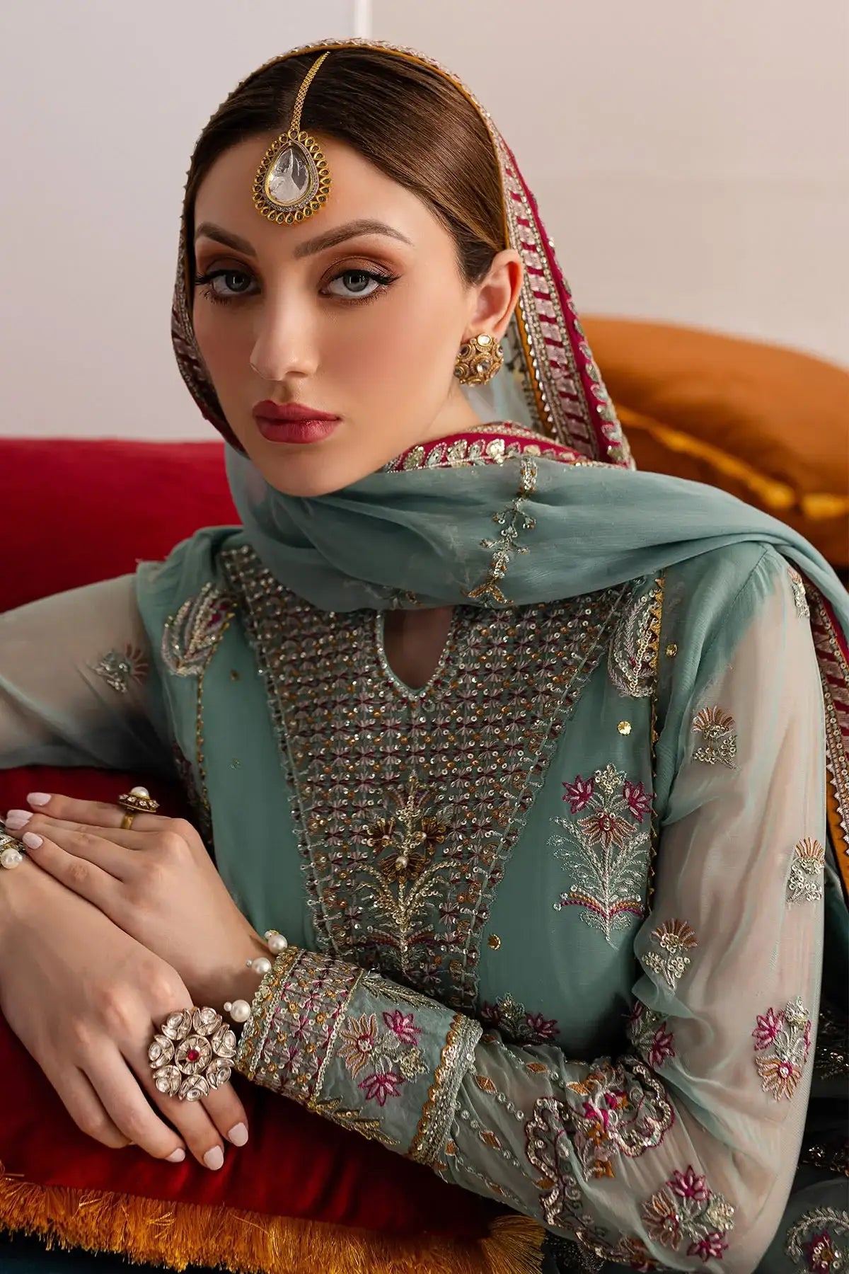 Nureh | Fancy Formals | NP-512 - Official Nureh - Agha Fabrics UK