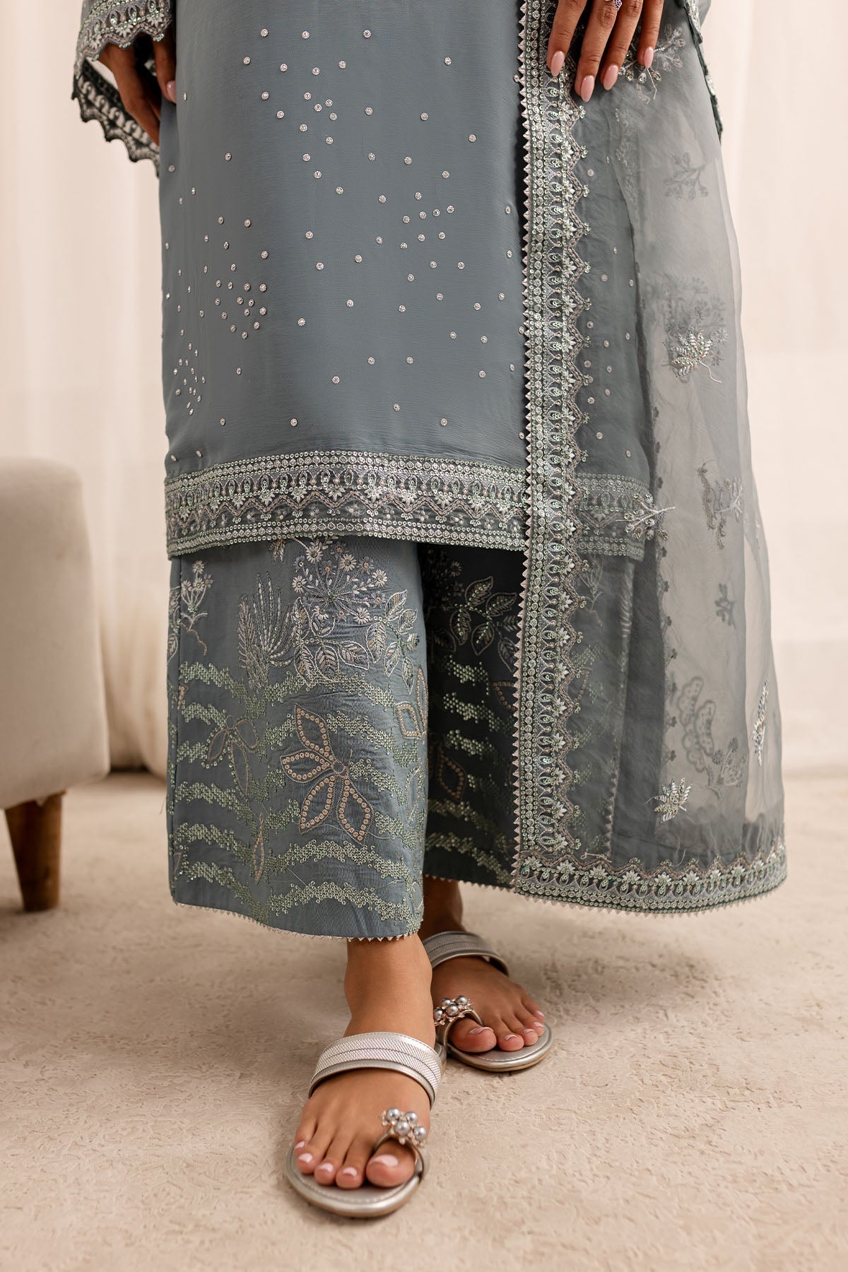 Nureh | Fancy Formals | NP-521 - Official Nureh - Agha Fabrics UK