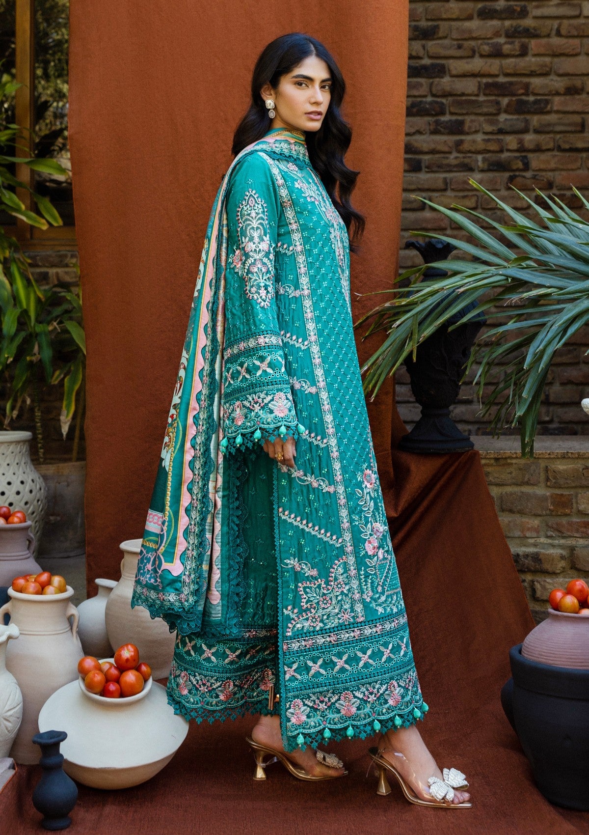 Lawn - Akbar Aslam - Alessandra - D#154 - Civora - Official Akbar Aslam - Agha Fabrics UK