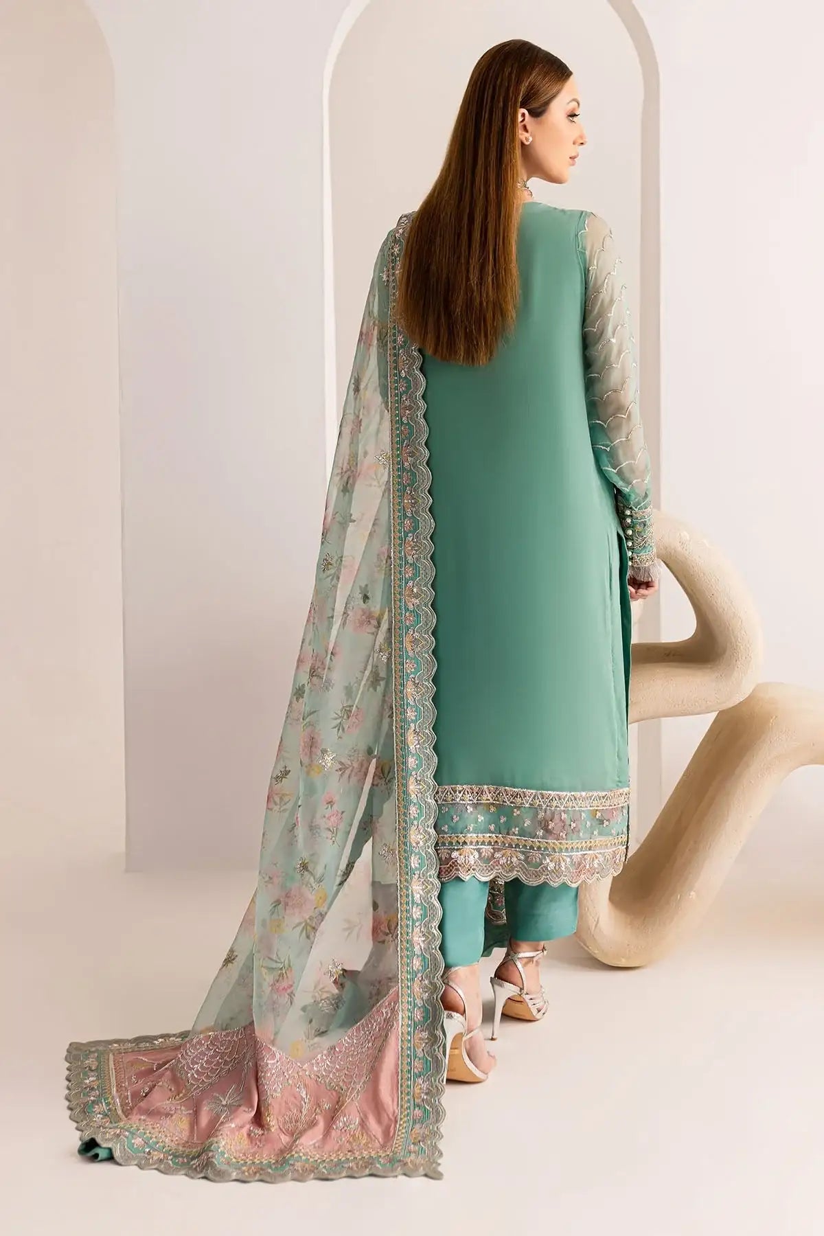 Nureh | Fancy Formals | NP-513 - Official Nureh - Agha Fabrics UK