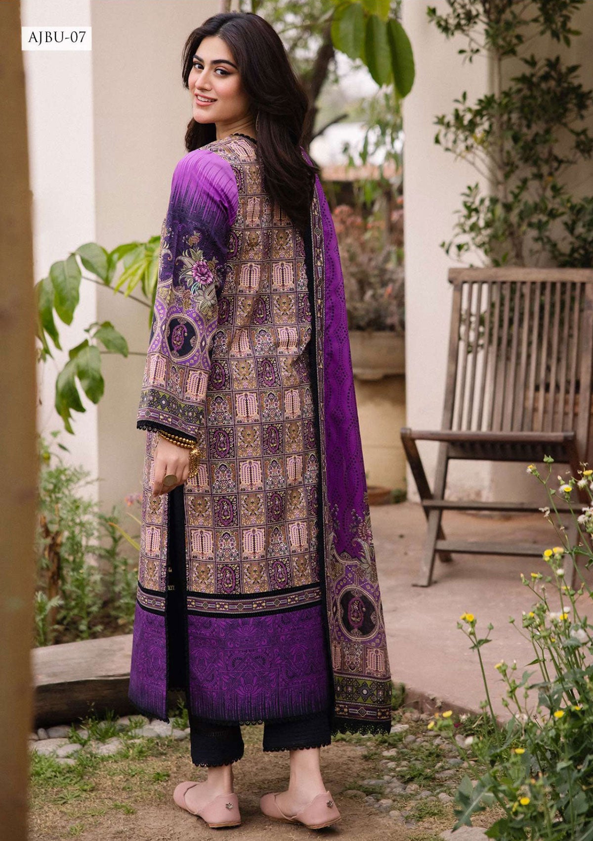 Lawn Collection - Asim Jofa - Prints Vol 2 - JP24#07 - Official Asim Jofa - Agha Fabrics UK