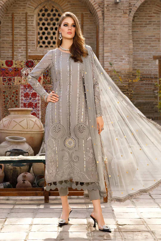 Maria B | Luxury Lawn | D-2308-B -  Maria B Luxury -  Agha Fabrics