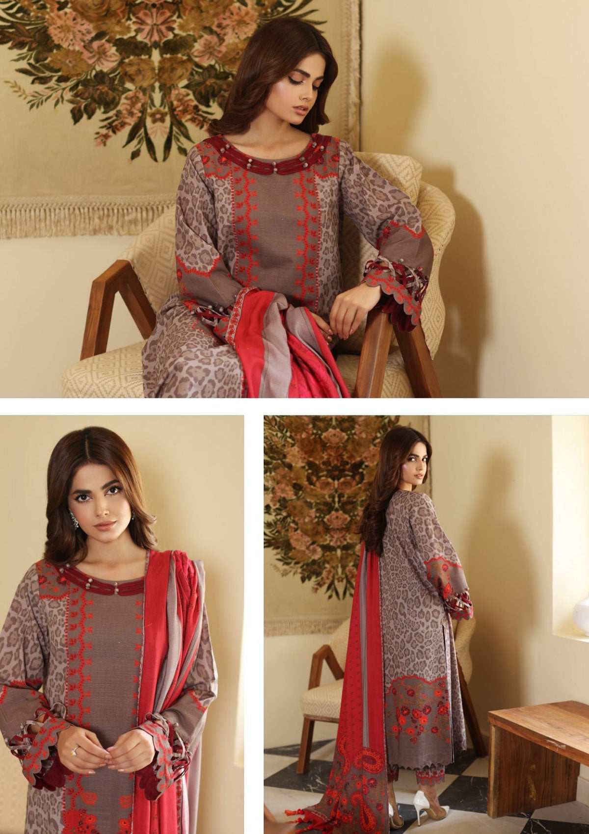 Winter Collection - Charizma - Virsa - CVW#08 - Official Charizma - Agha Fabrics UK