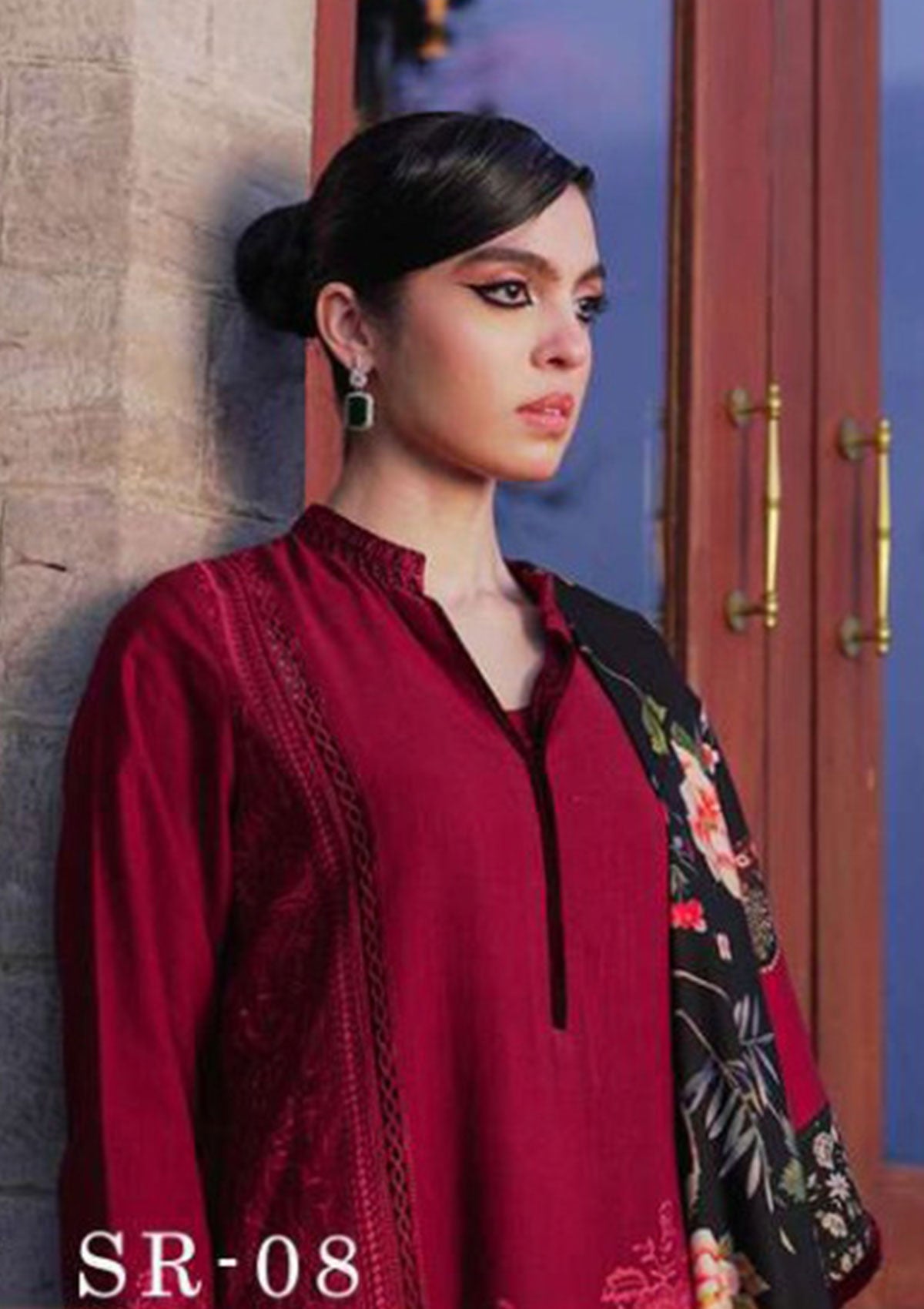 Winter Collection - Saira Rizwan - Unstitched - SR23#08 - Soha - Official Saira Rizwan - Agha Fabrics UK