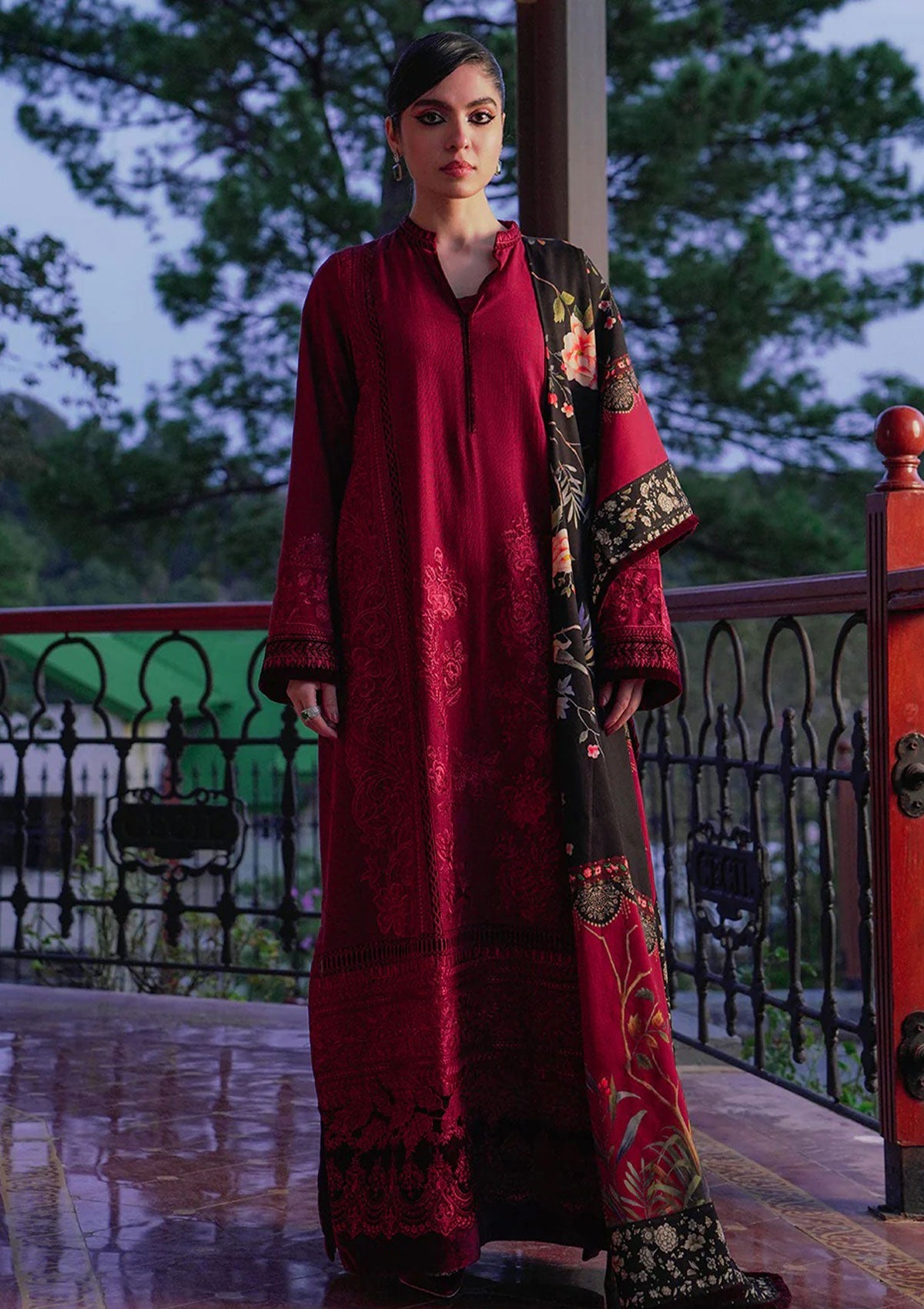 Winter Collection - Saira Rizwan - Unstitched - SR23#08 - Soha - Official Saira Rizwan - Agha Fabrics UK