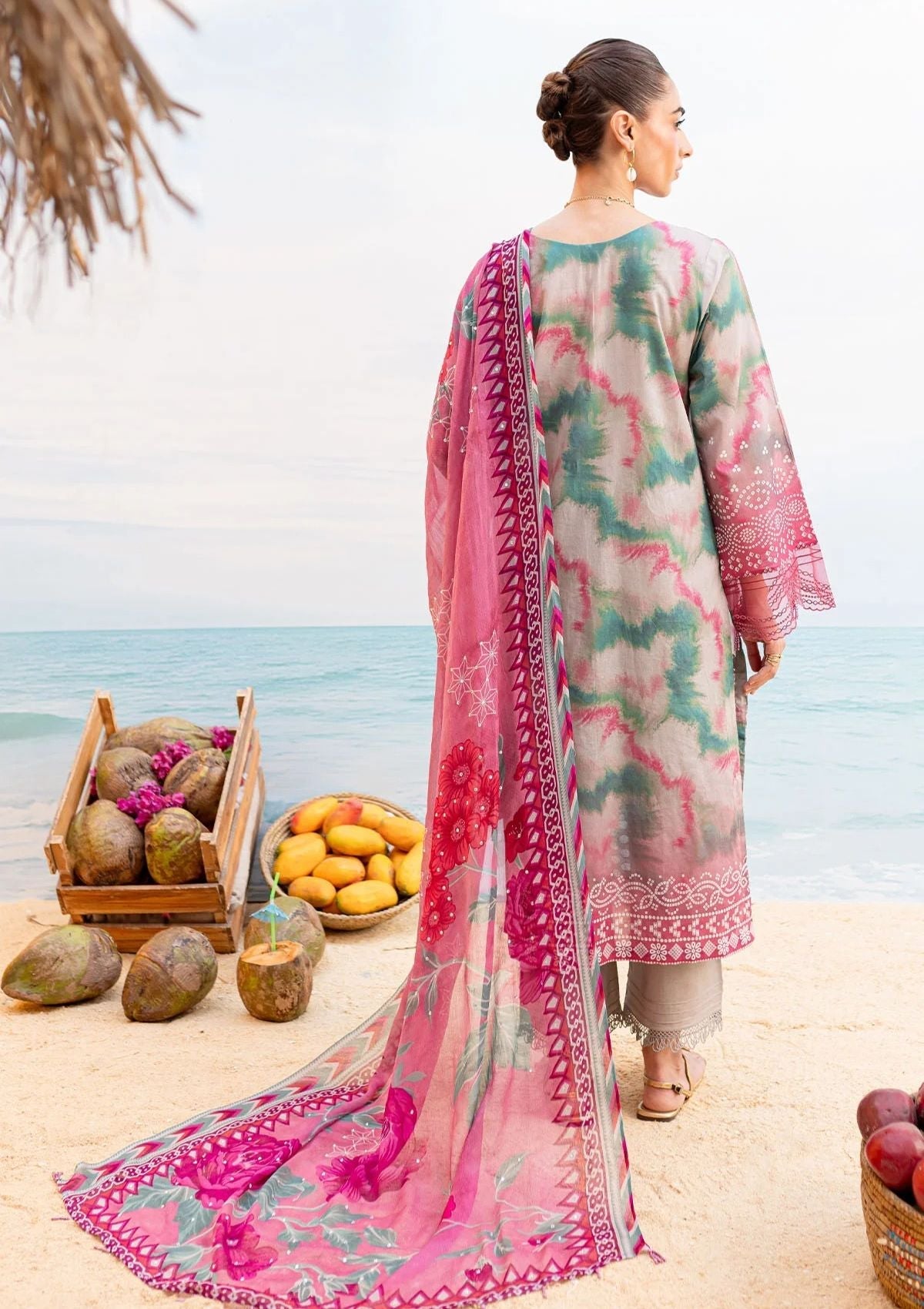 Lawn Collection - Nureh - Gardenia - Embroidered 24 - NS#137 - Official Nureh - Agha Fabrics UK