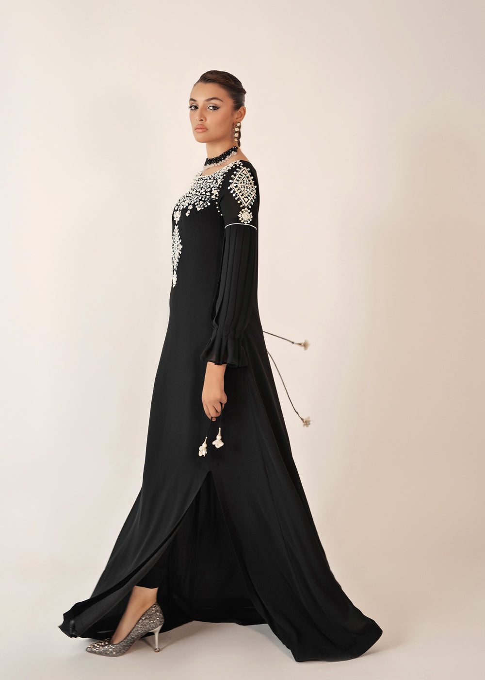 Dastoor | Euphoria Luxury Pret 24 | Noir - Official Dastoor - Agha Fabrics UK